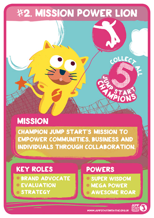 Mission Lion characer design