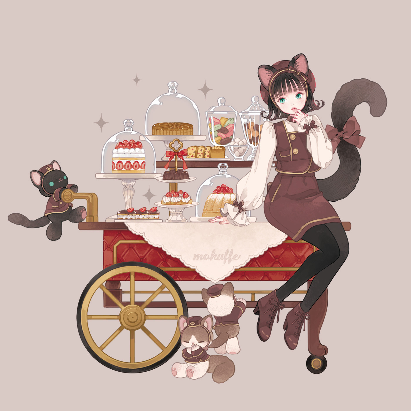 憧れホテルのデザートワゴン(2023.12)