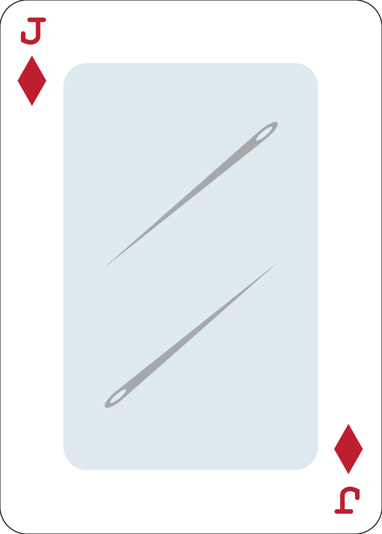 jack of diamonds - sewing needles