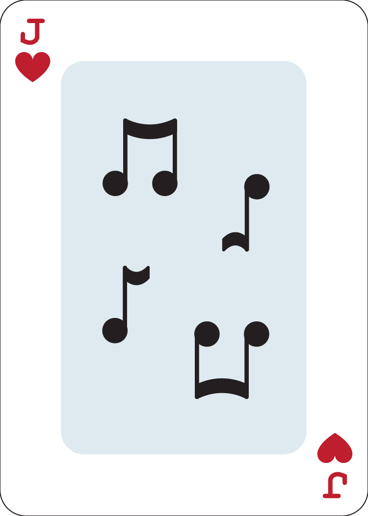 jack of hearts - music notes