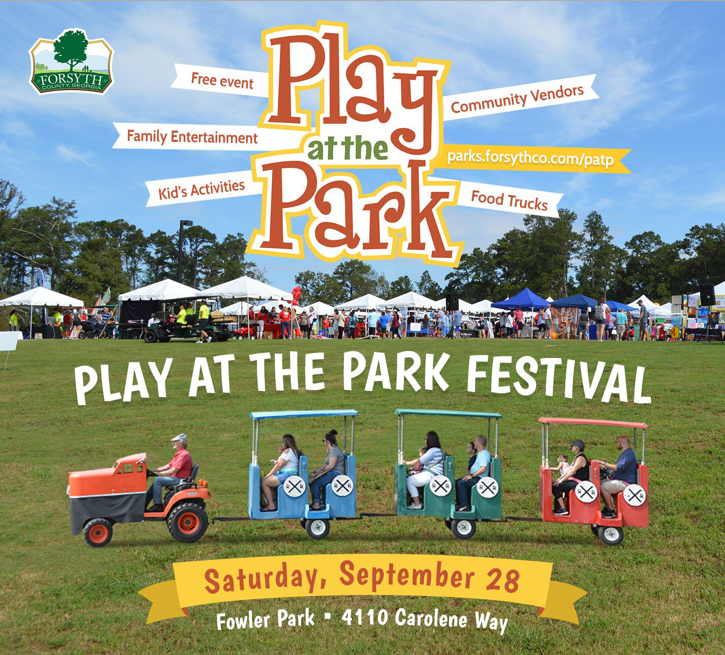 Flyer for Parks & Recreation Fall Festival