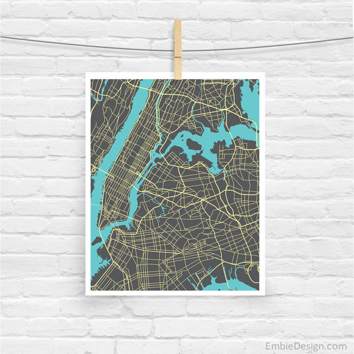 City line art print