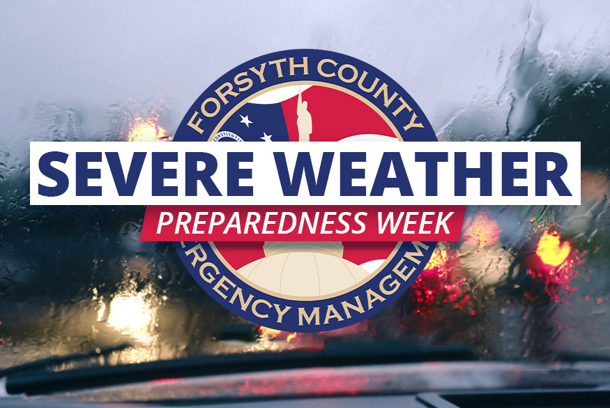 Website graphic (and photography)  for county Emergency Management Agency.