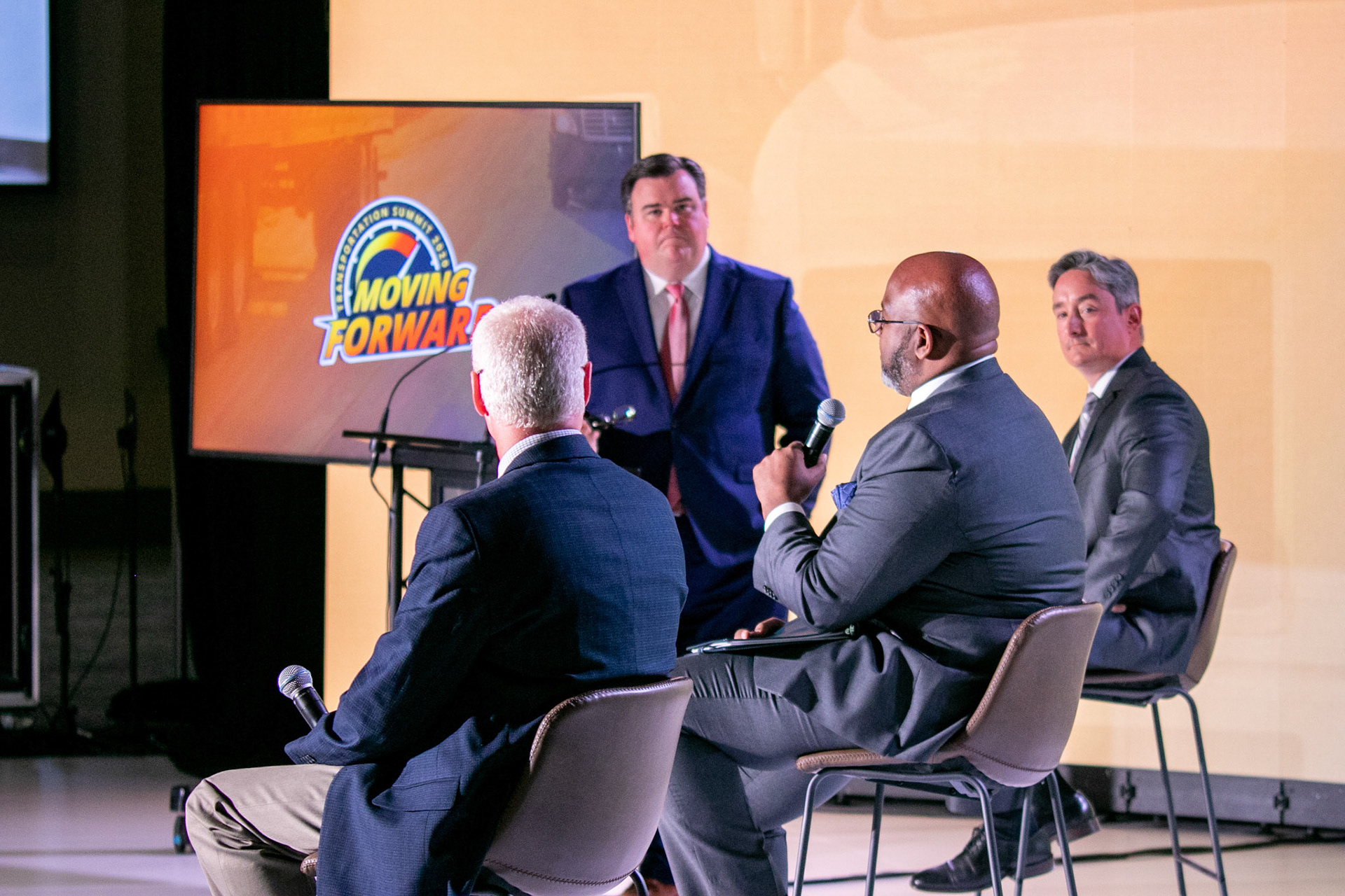 Discussion during Transportation Summit event