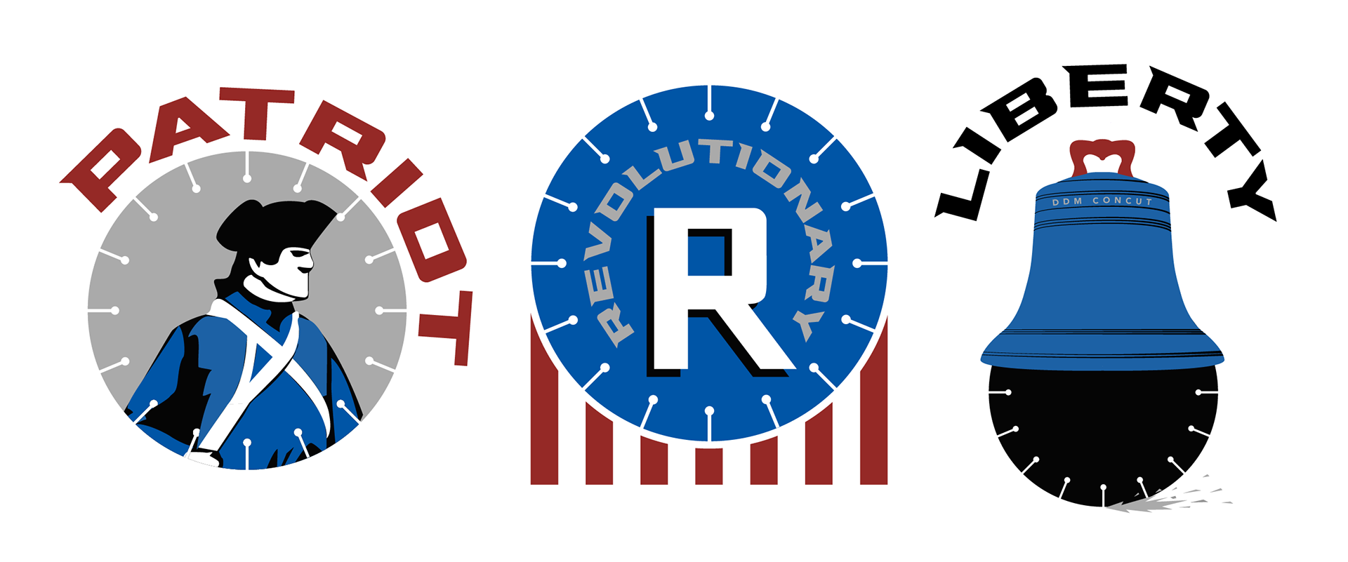 Logo concepts for a series of concrete saws