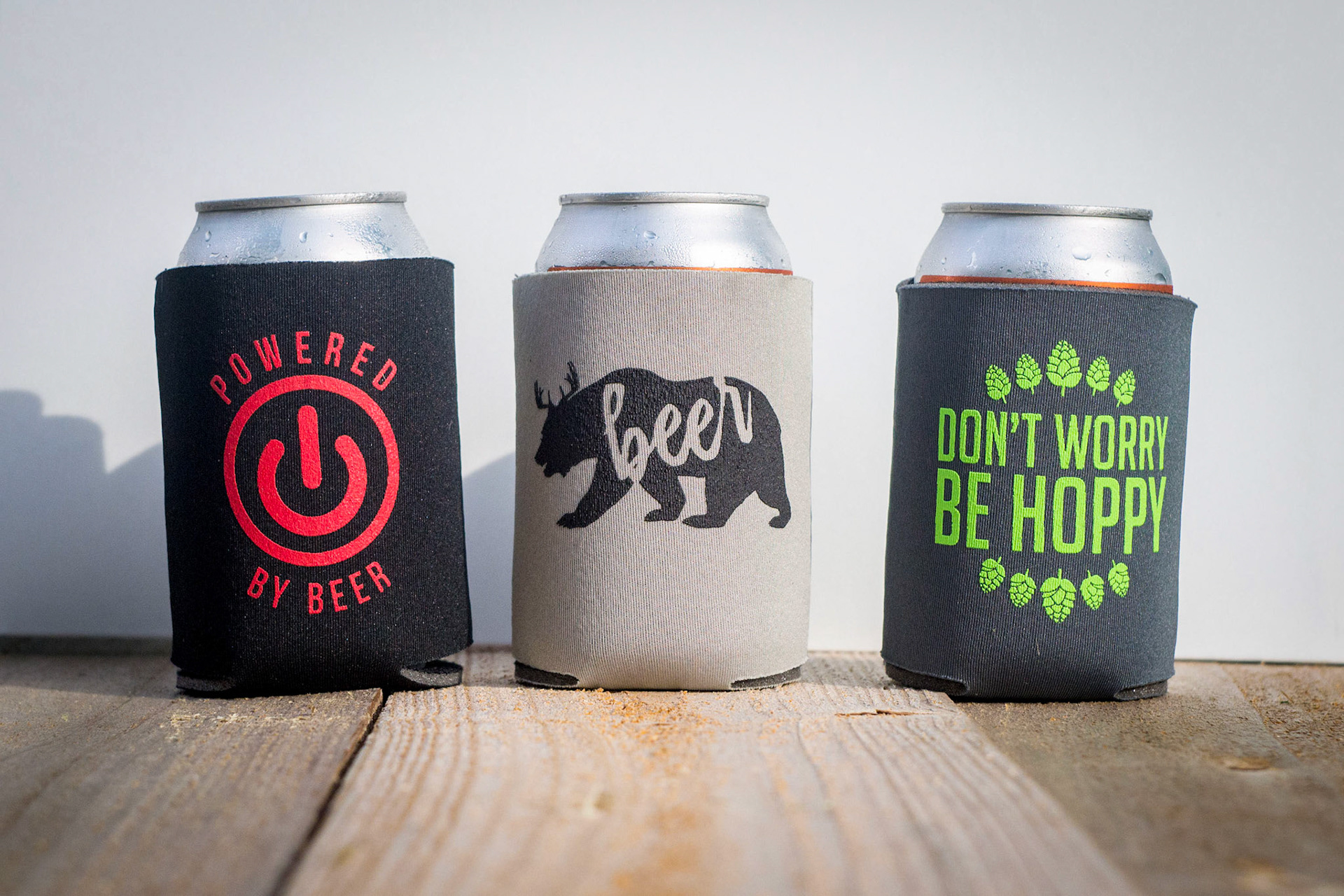 Product photography for can coolers