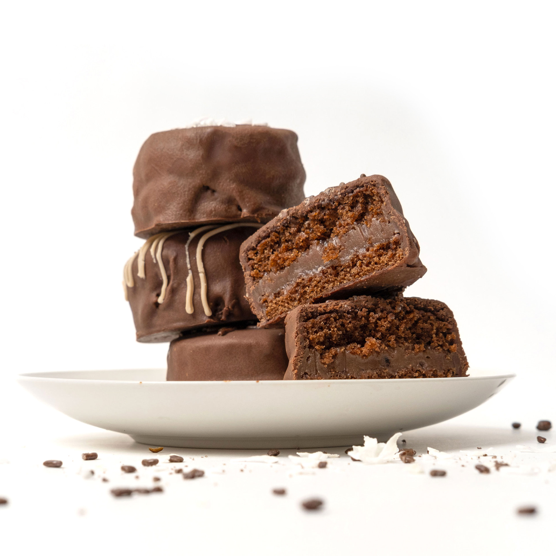 Food photography of Brazilian honey cakes