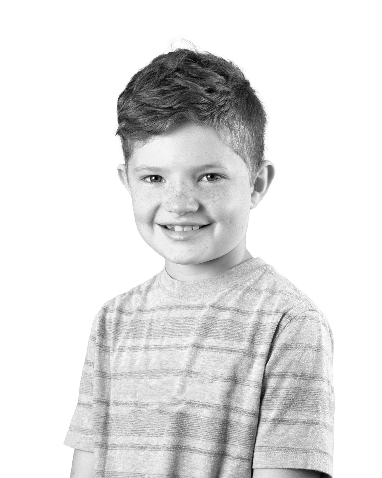 Studio portrait of Carter, using two Godox AD400s with soft boxes 