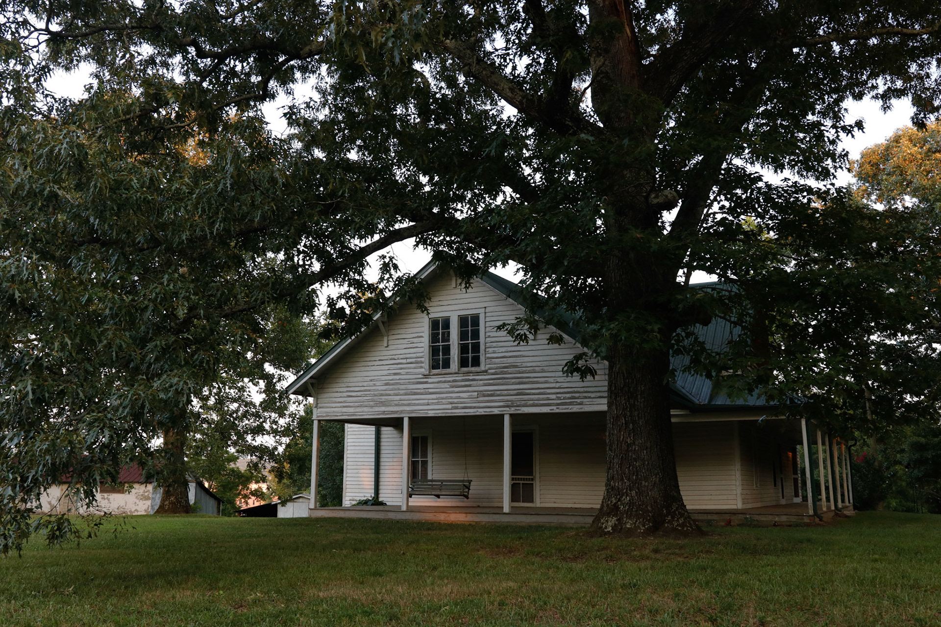An old house on Drew Road in Forsyth County