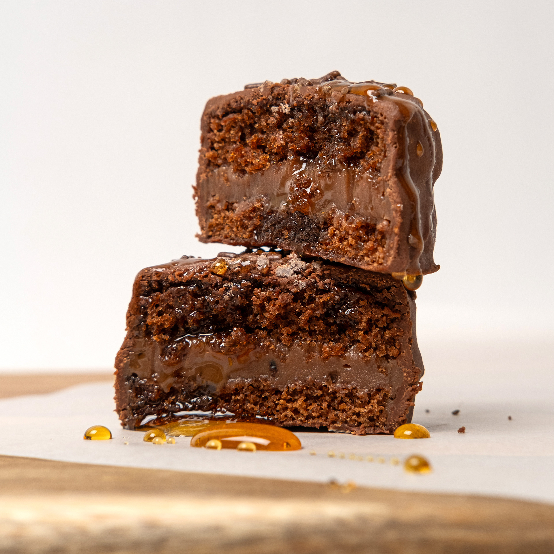 Food photography of Brazilian honey cakes