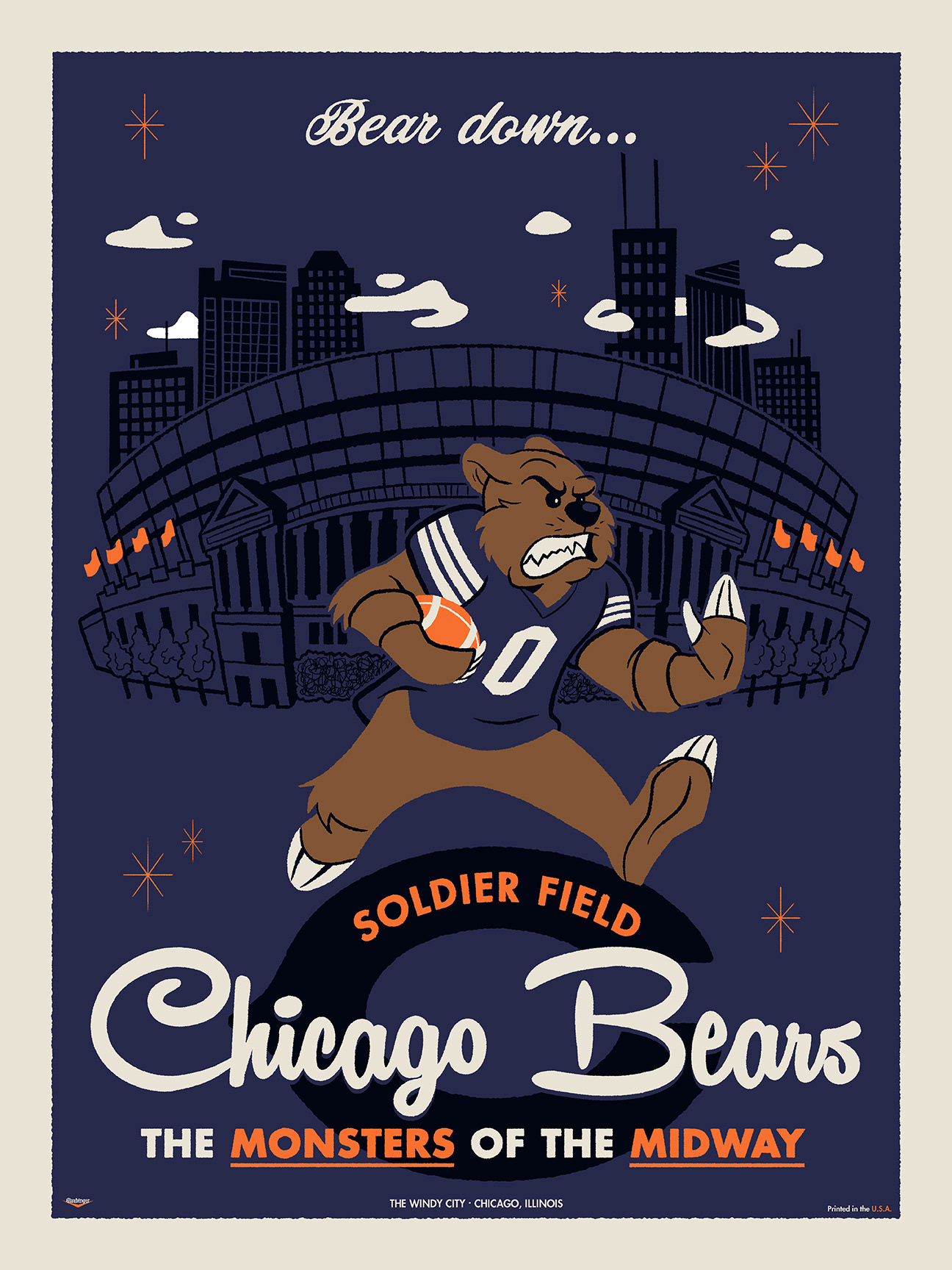 Chicago Bears Art 