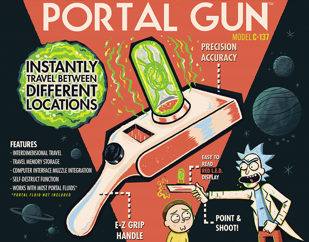 Rick And Morty - Portal Poster