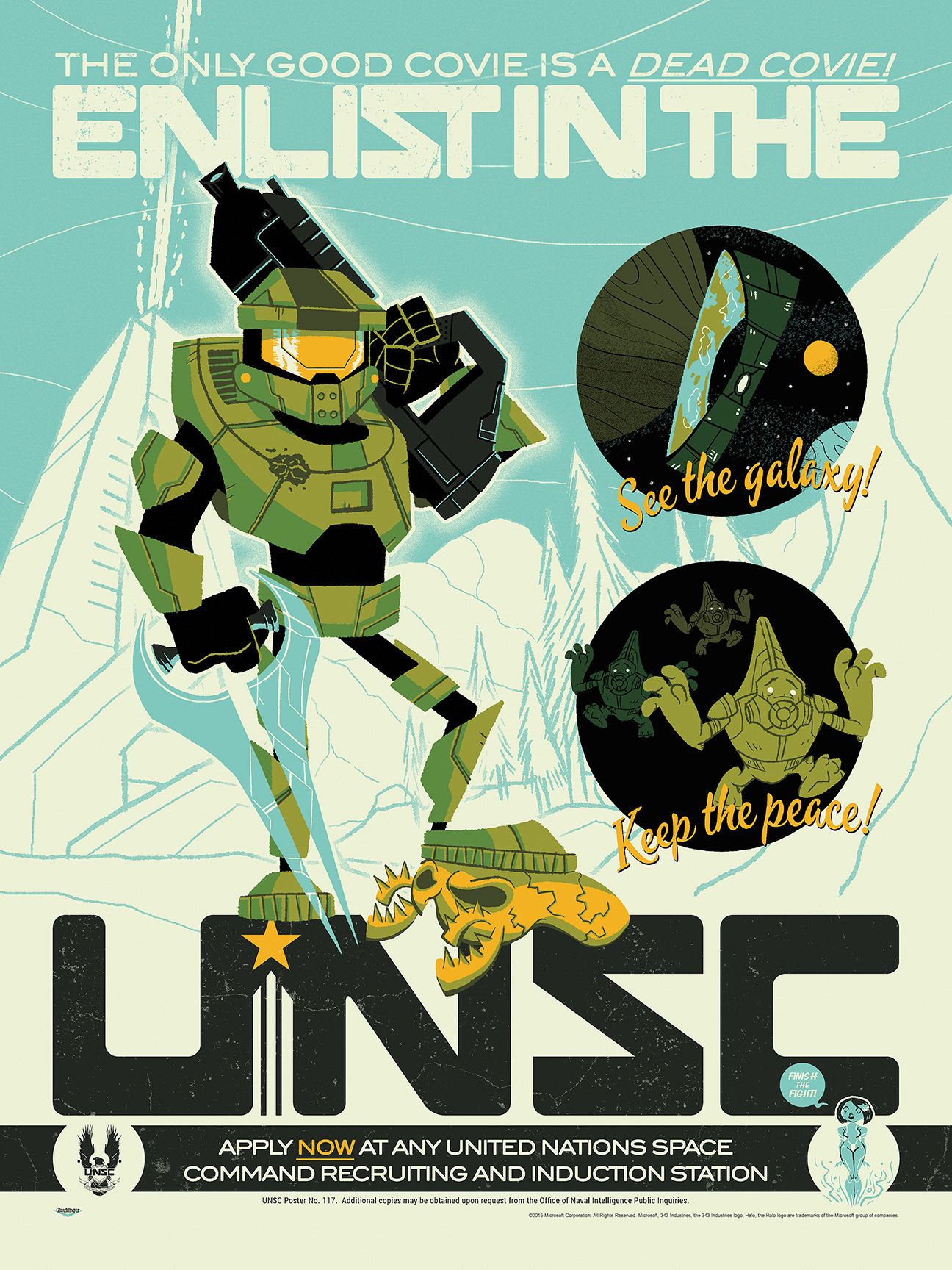 The Art of Ian Glaubinger - Halo: Enlist in the UNSC