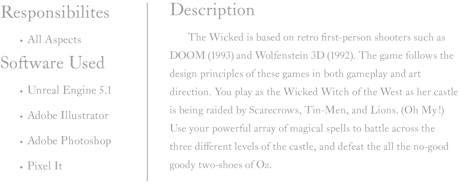 Wicked Description