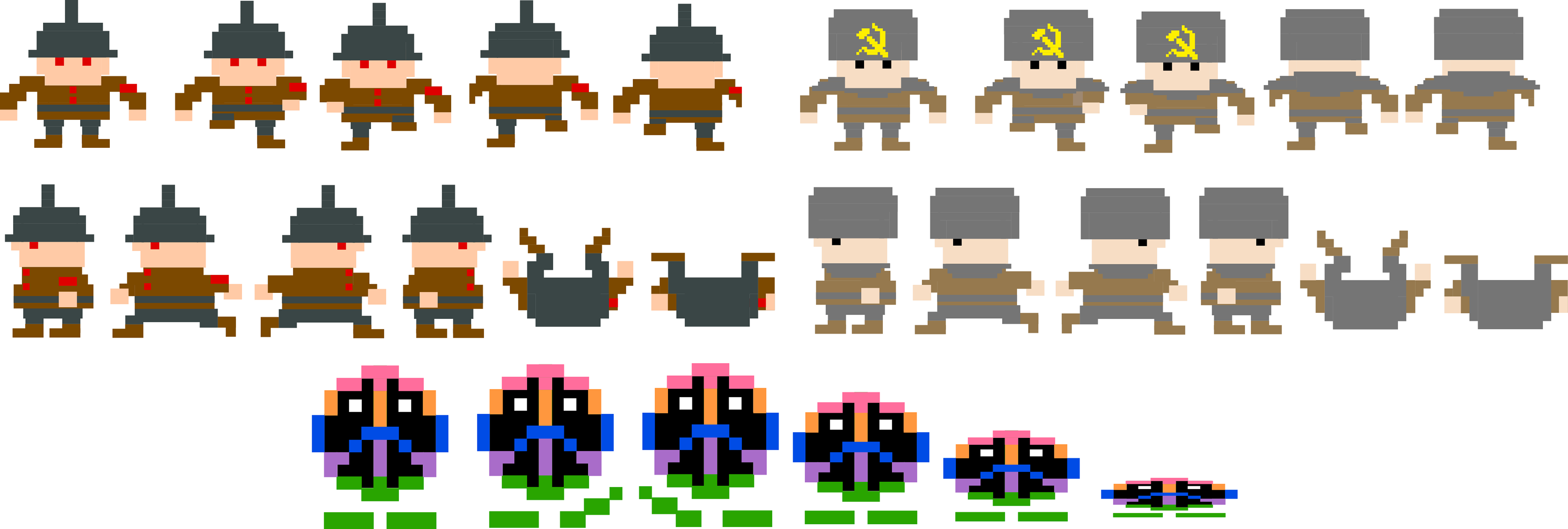 Tank Time! Enemies