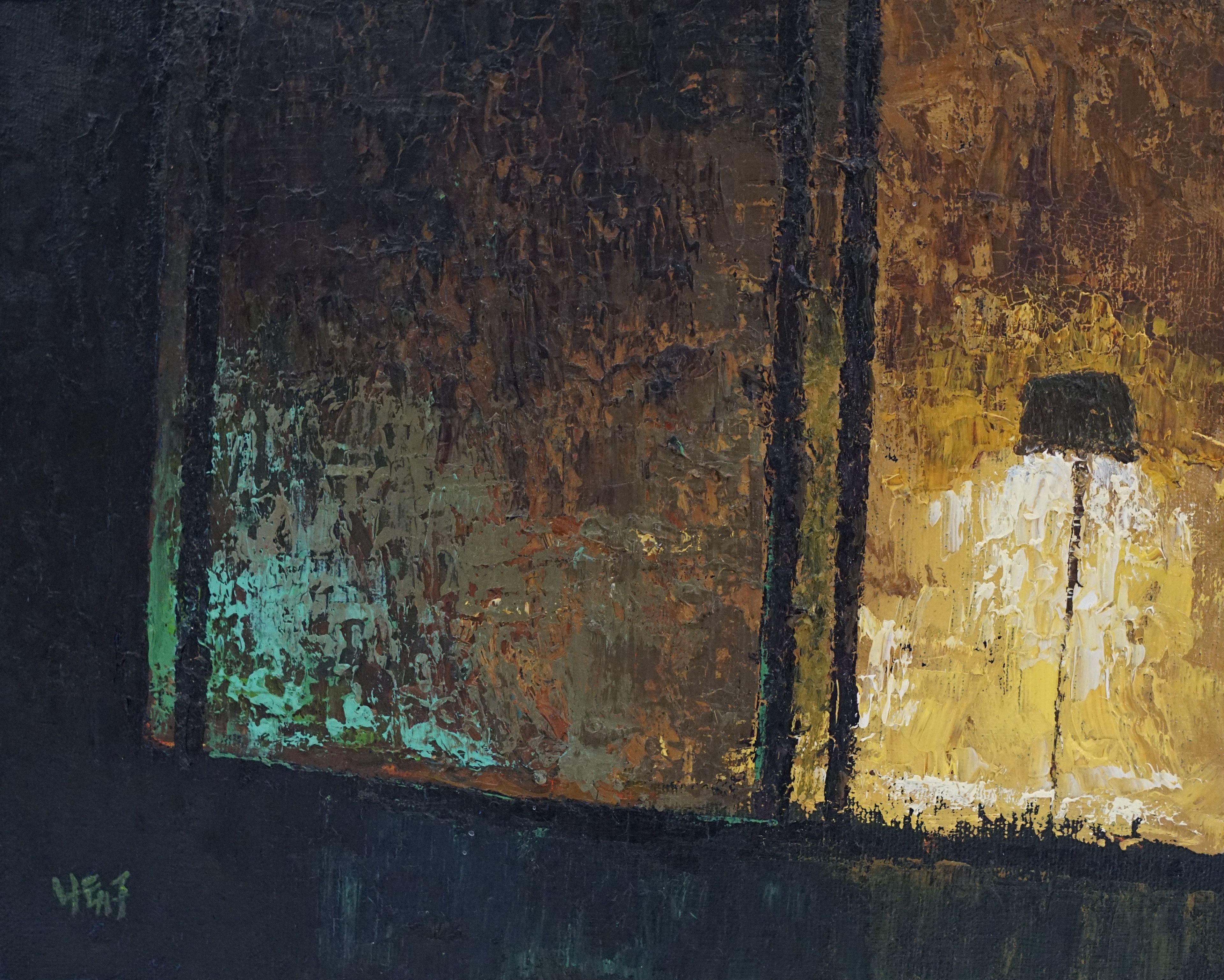 응 시, 2015, Oil on canvas, 34.8cm x 27.3cm