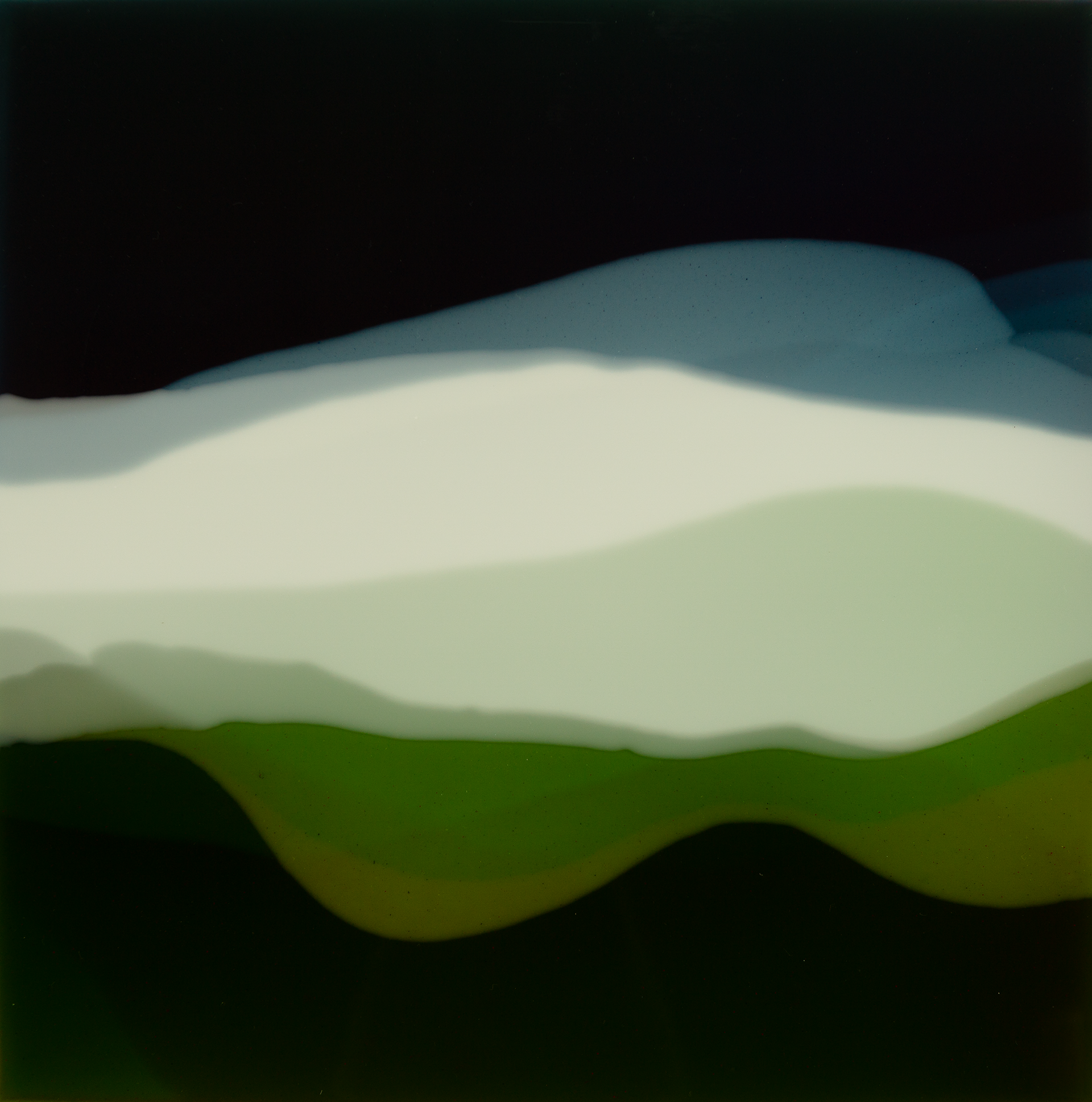 GENESIS 3-24, 2024, Resin and pigments on wood panel, 50.0cmx50.0cm