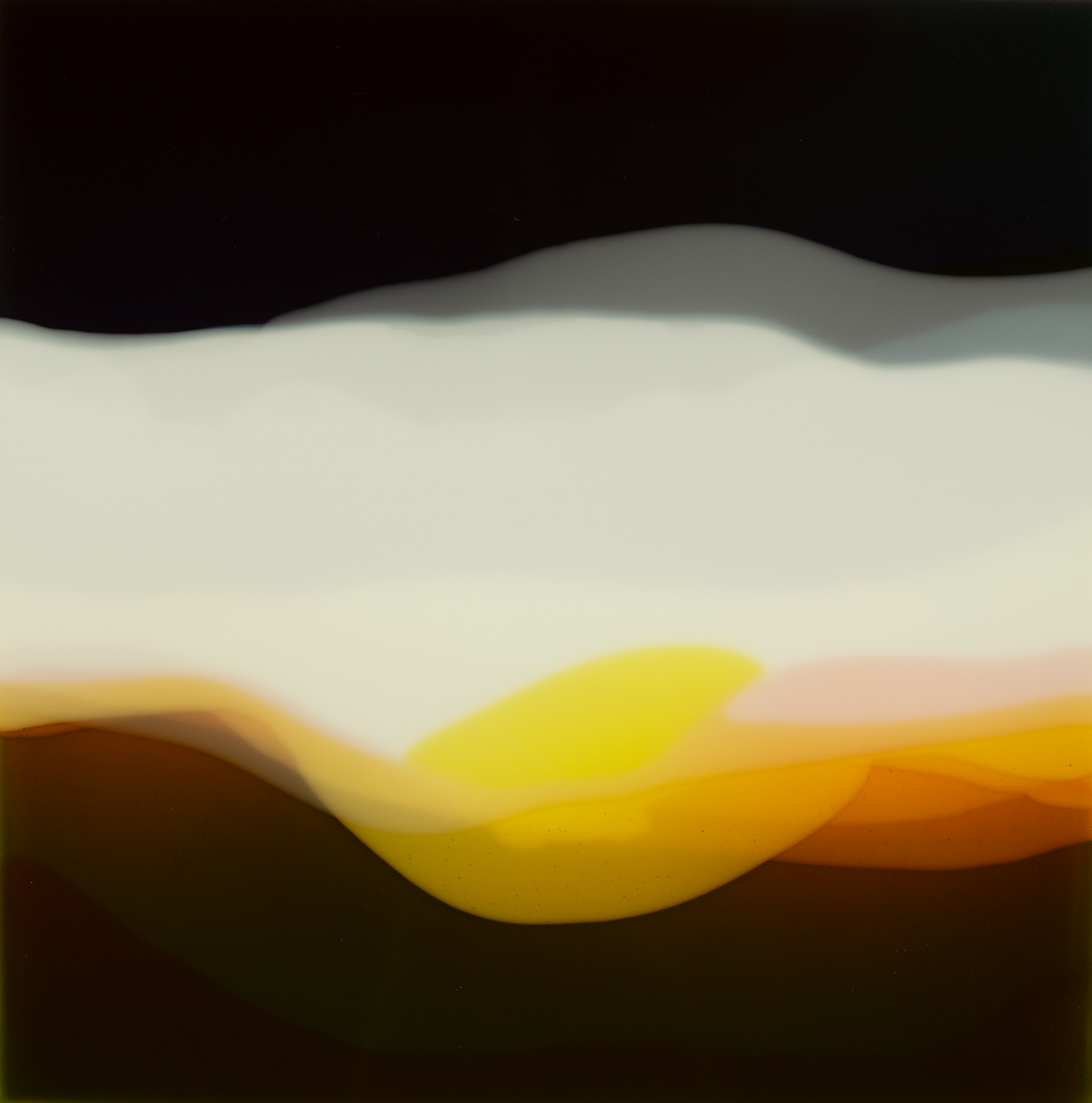 GENESIS 7-24, 2024, Resin and pigments on wood panel, 50.0cmx50.0cm