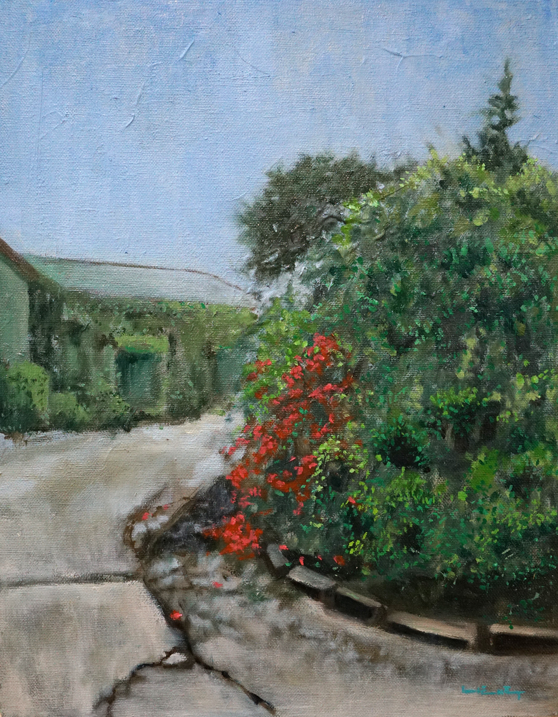 앞 뜰, 2020, Oil on canvas, 34.8cm x 27.3cm