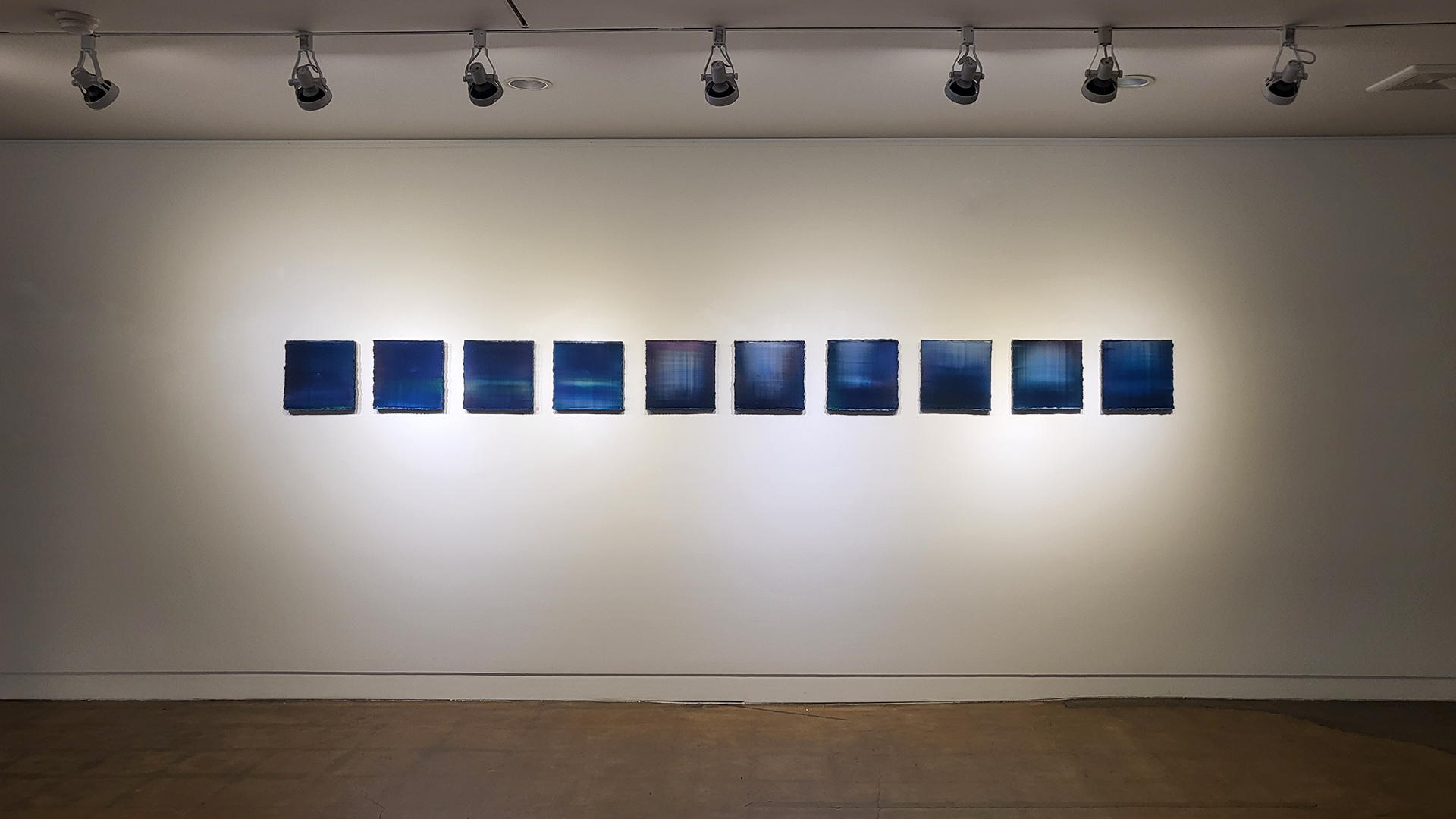 Dawn, 2023, Silicone and pigments on wood panel, 30.0cmx30.0(10pcs)