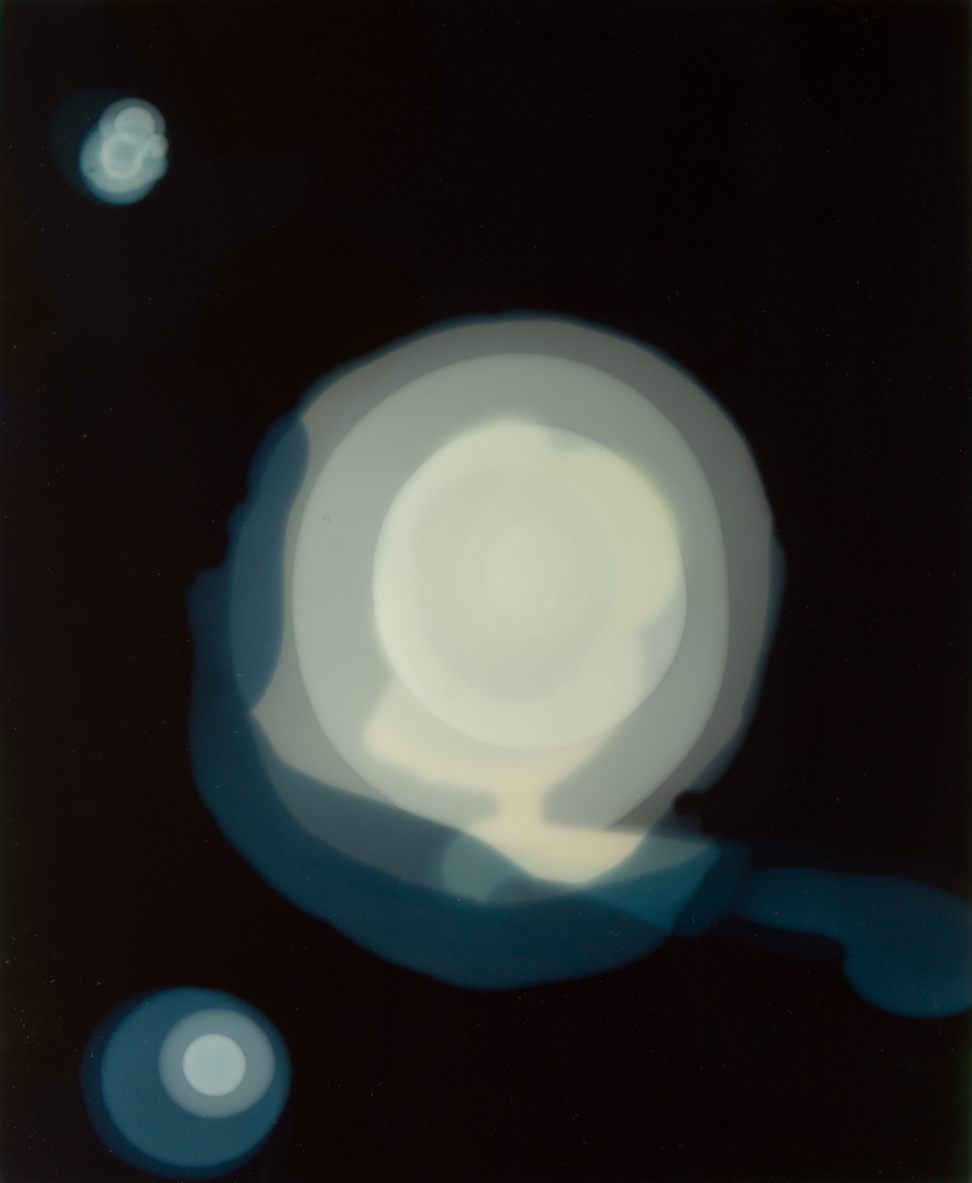 The surface of the deep 3-25, 2025, Resin and pigments on wood panel, 60.6cm x 50.0cm