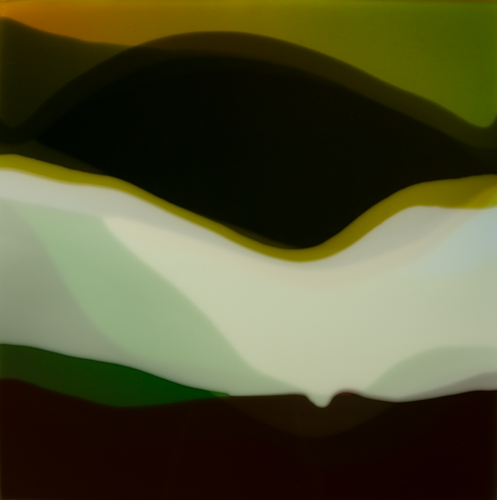 GENESIS 6-24, 2024, Resin and pigments on wood panel, 50.0cmx50.0cm