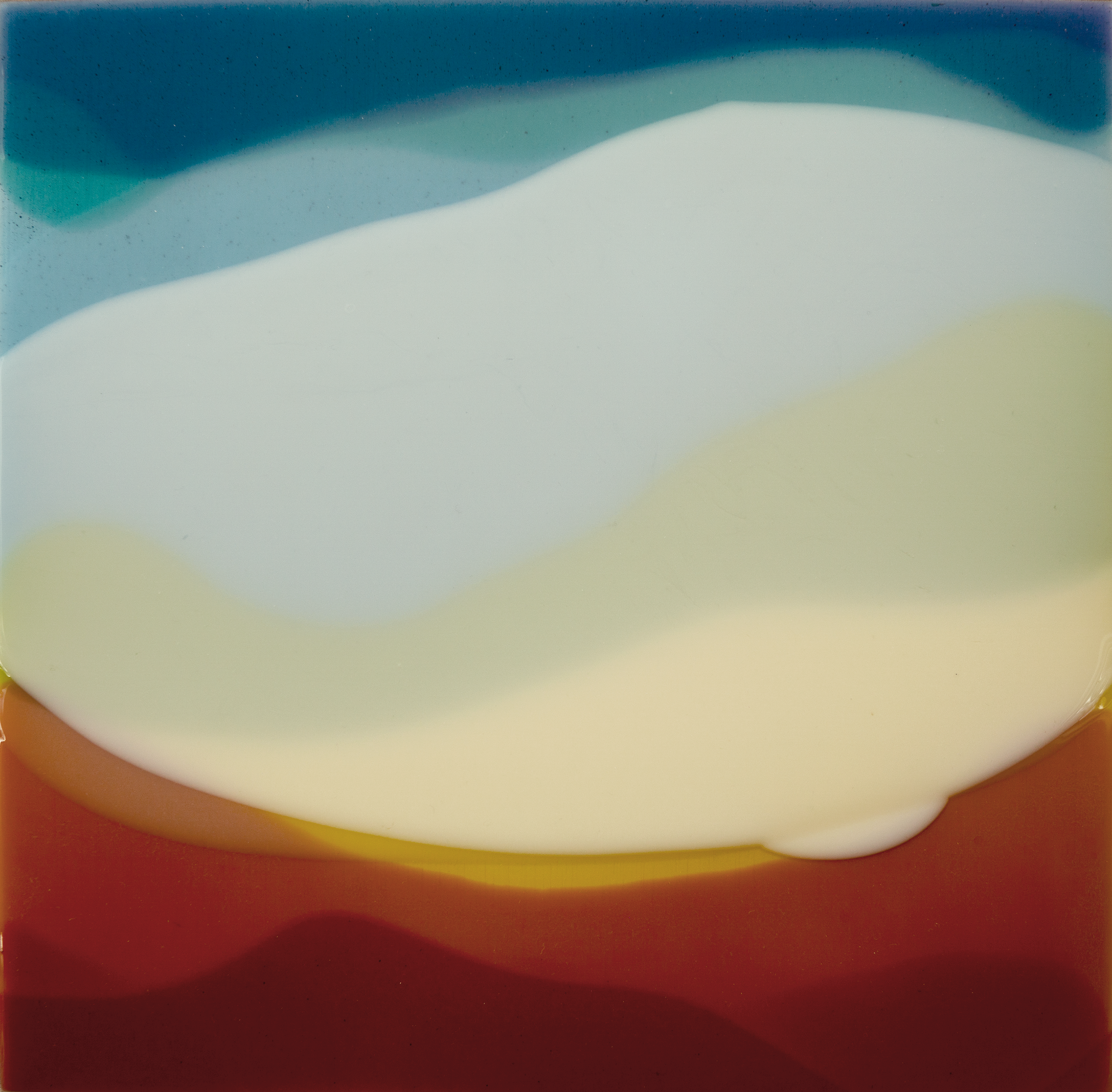 GENESIS 12-23, 2023, Resin and pigments on wood panel, 31.8cm x 31.8cm