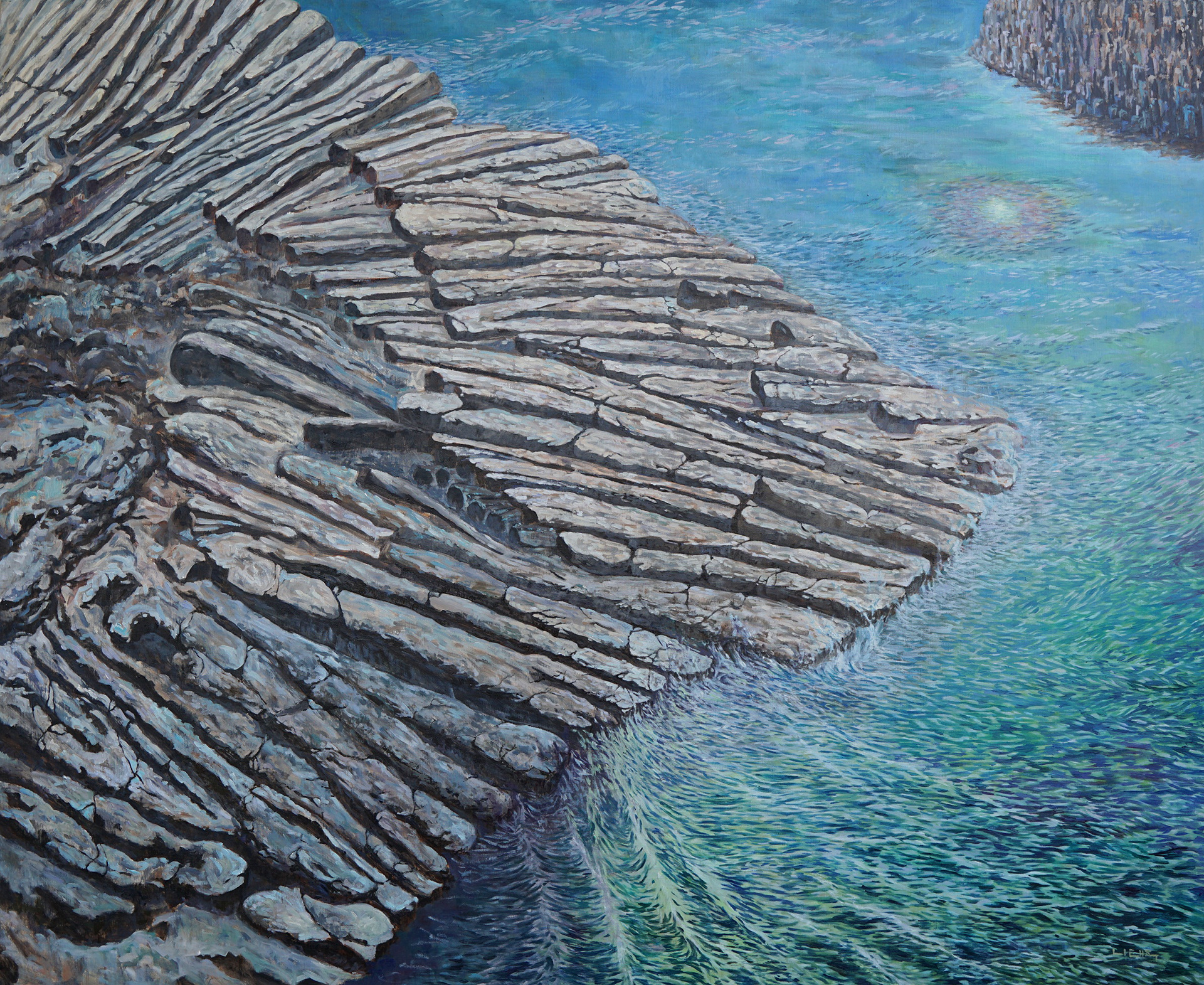 생성의 관찰, 2021, Oil on canvas, 130.3cm x 162.2cm