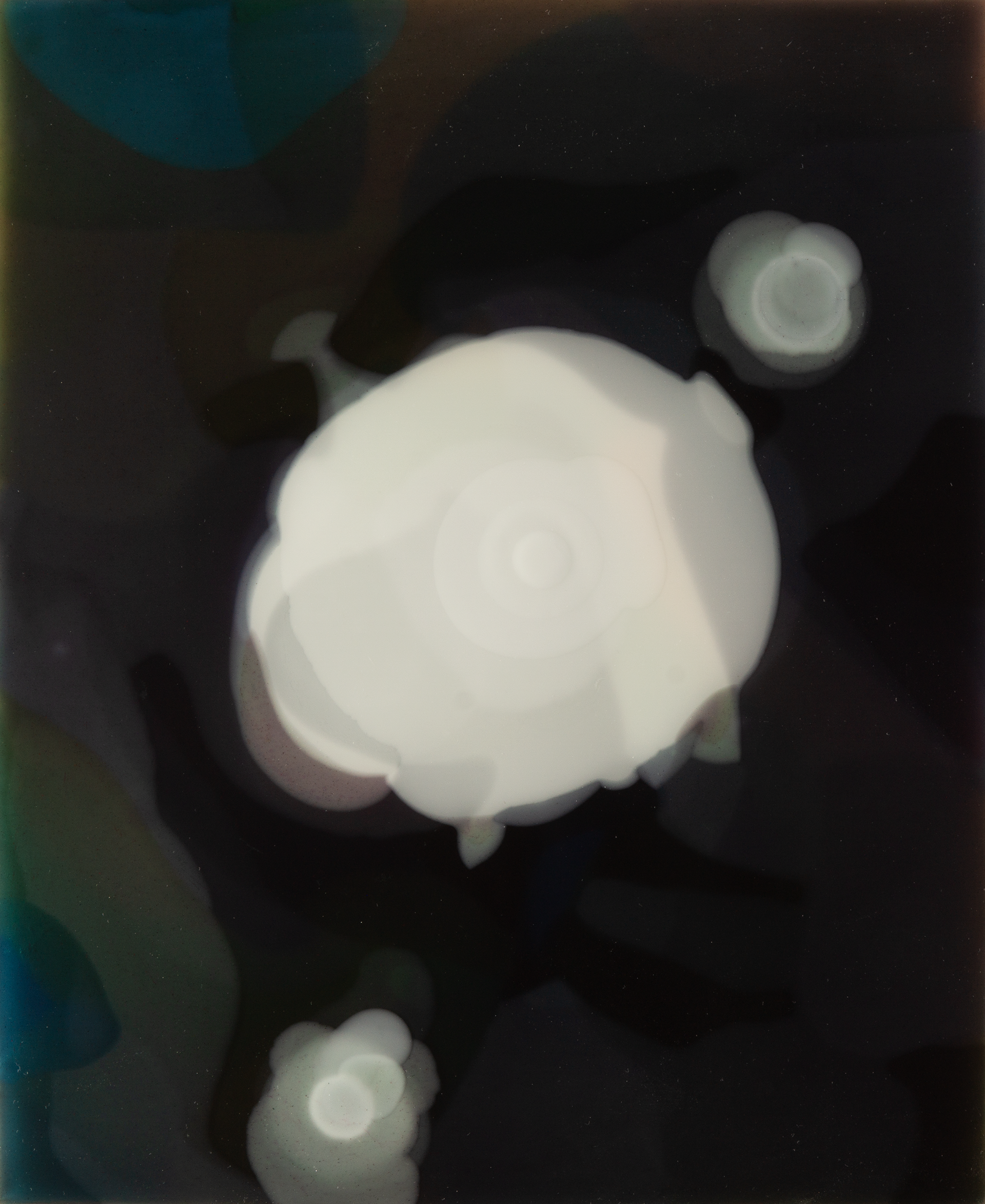 The surface of the deep 2-25, 2025, Resin and pigments on wood panel, 60.6cm x 50.0cm