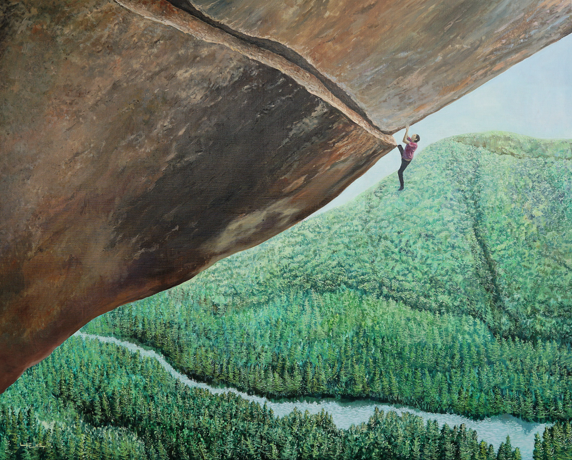 상대적이지만 절대적인, 2021, Oil on canvas, 130.3cm x162.2cm