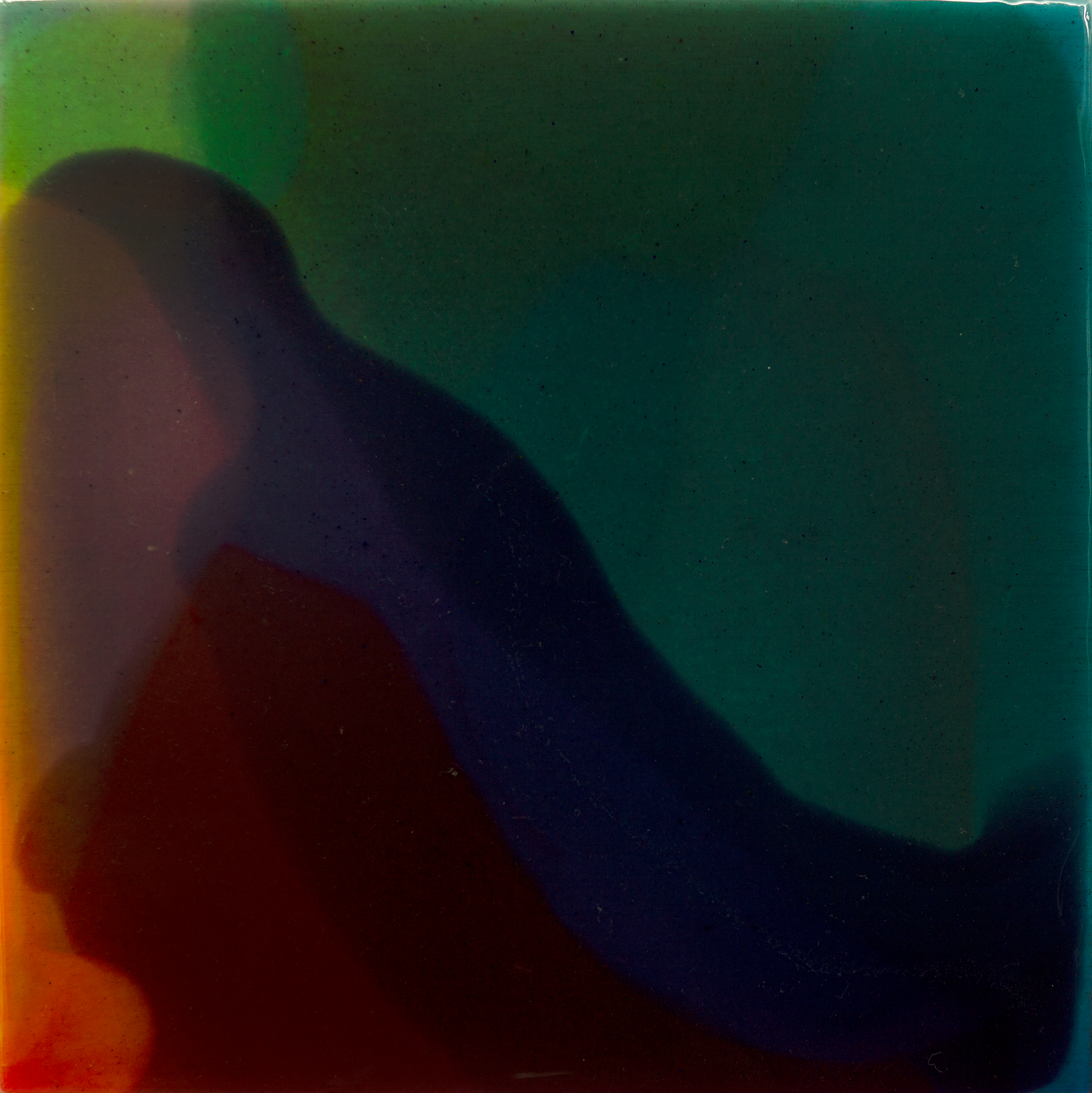 GENESIS 16-23, 2023, Resin and pigments on wood panel, 31.8cm x 31.8cm