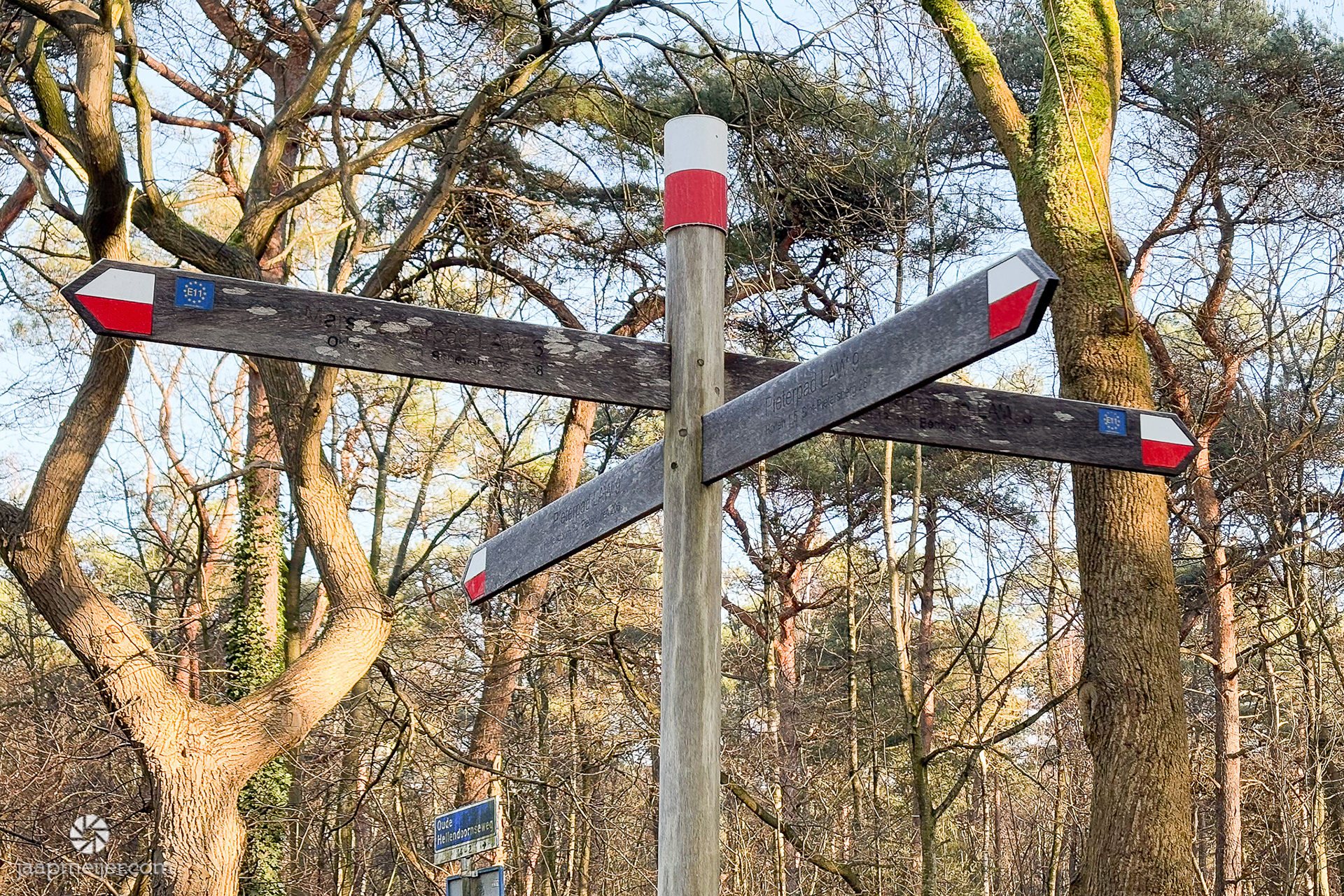 Pieterpad, gewoon rood/wit volgen ;-)