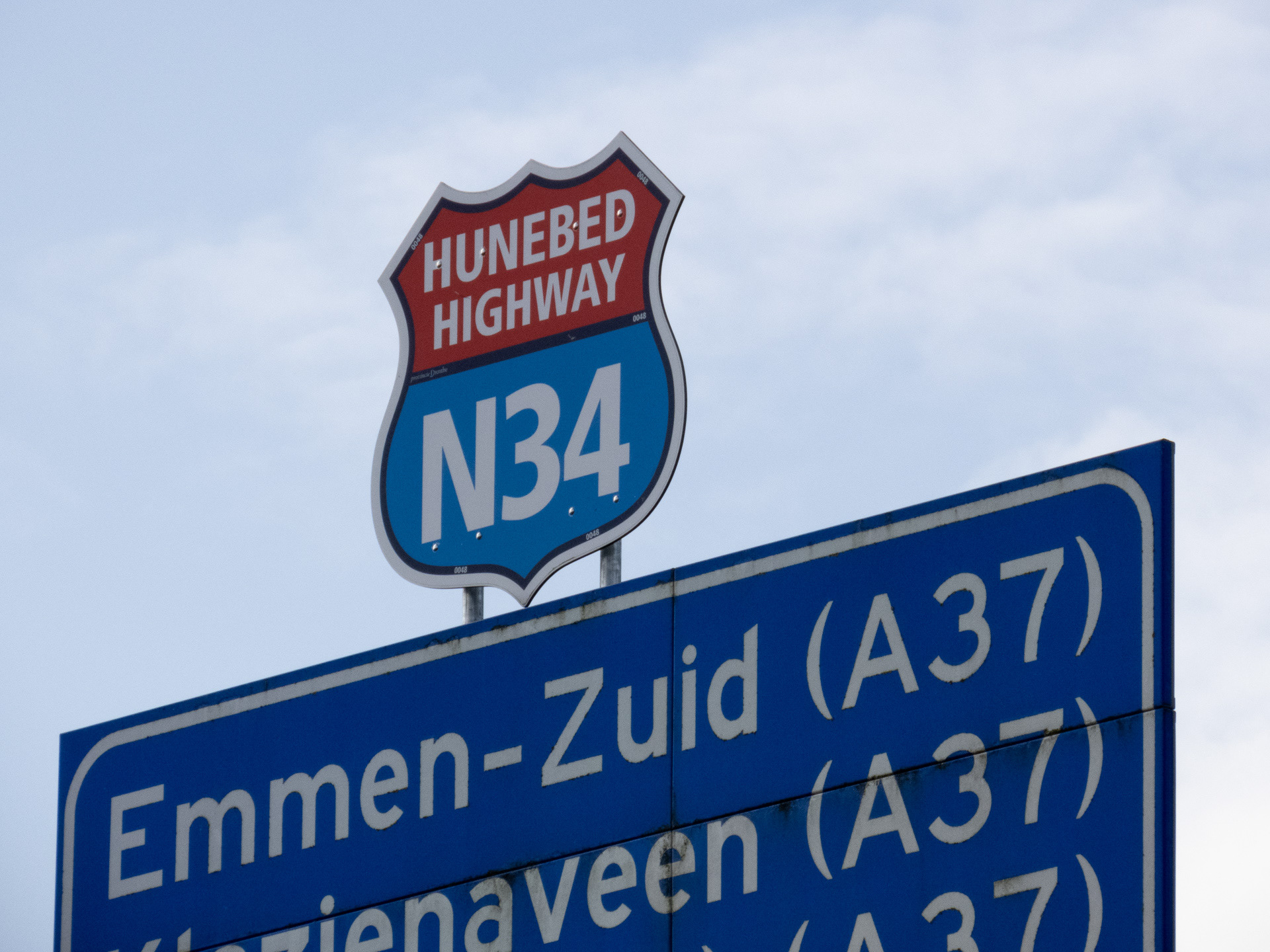 Hunebed Highway, de hunebedden liggen wel achter ons