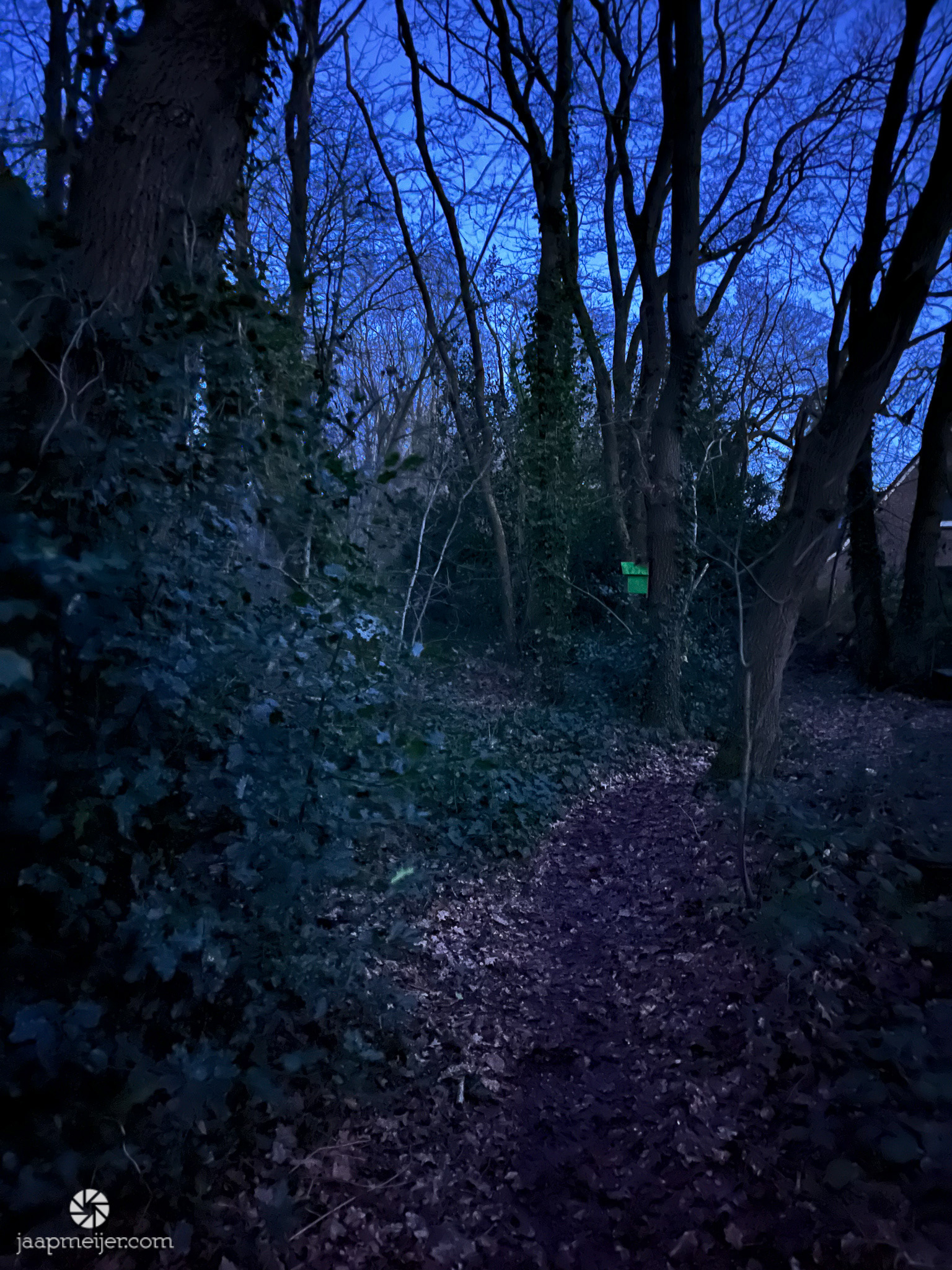 Net niet op tijd terug...