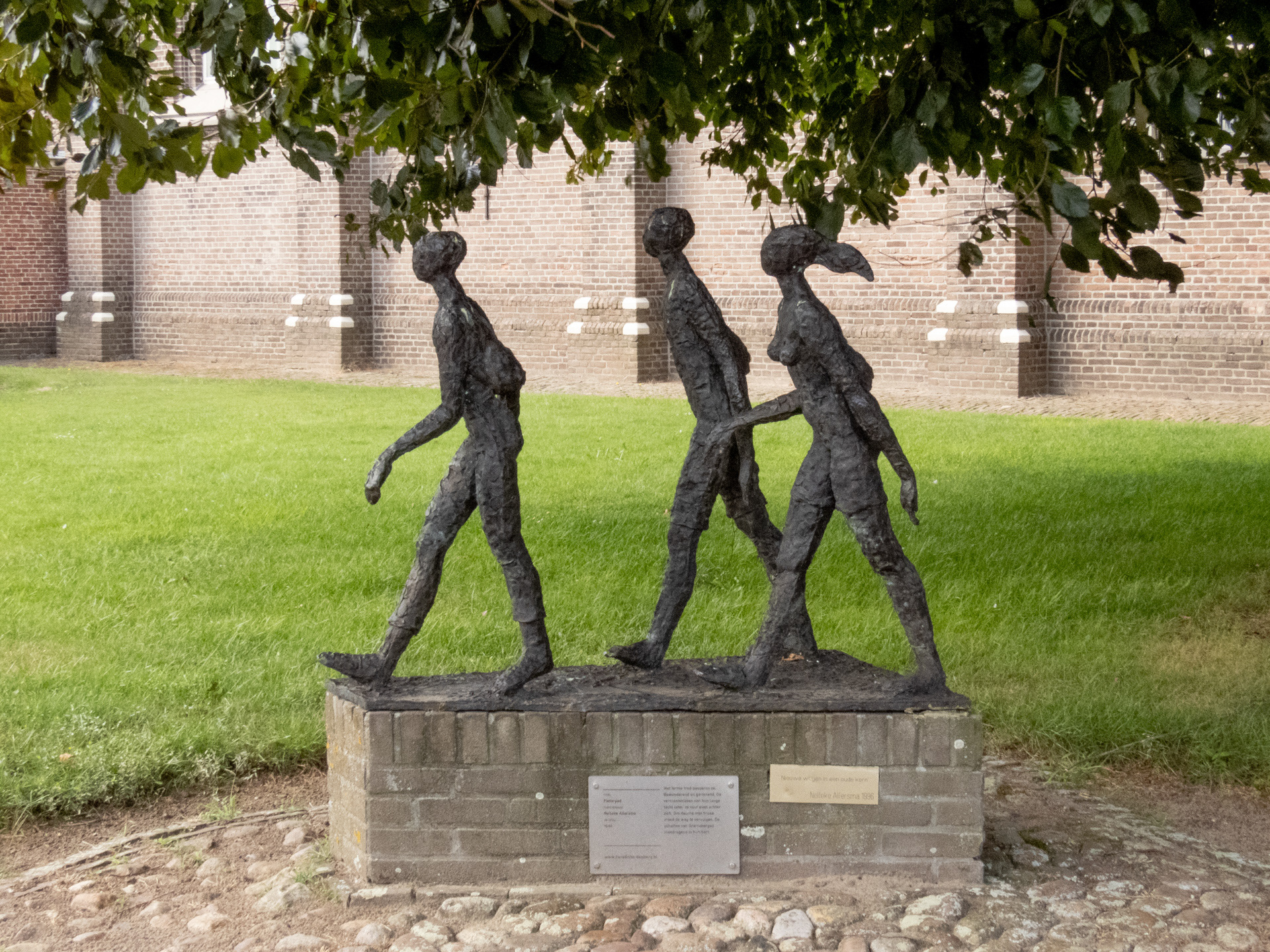 Kunstwerk voor de Pieterpadters