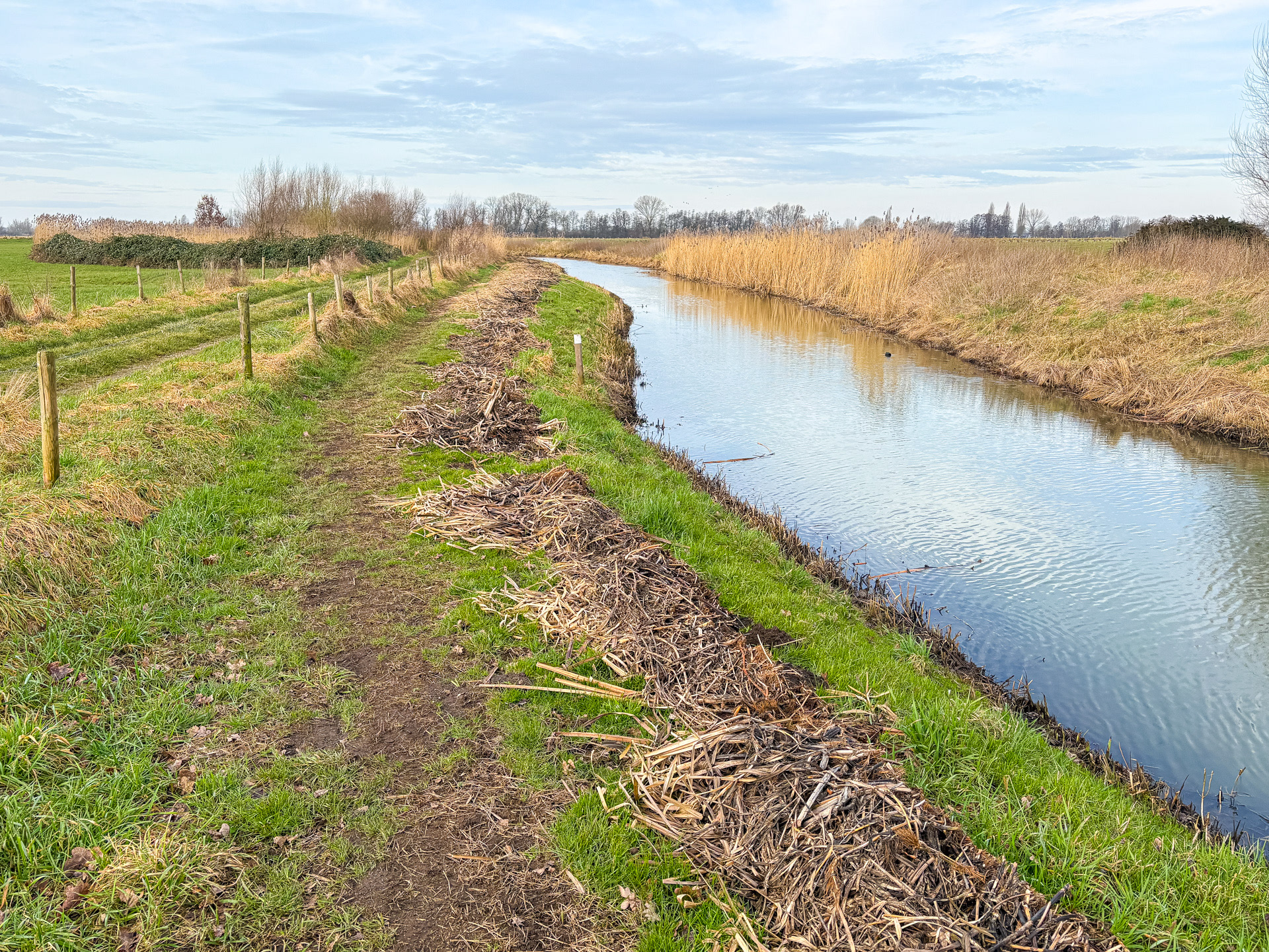 Langs vlakke landerijene