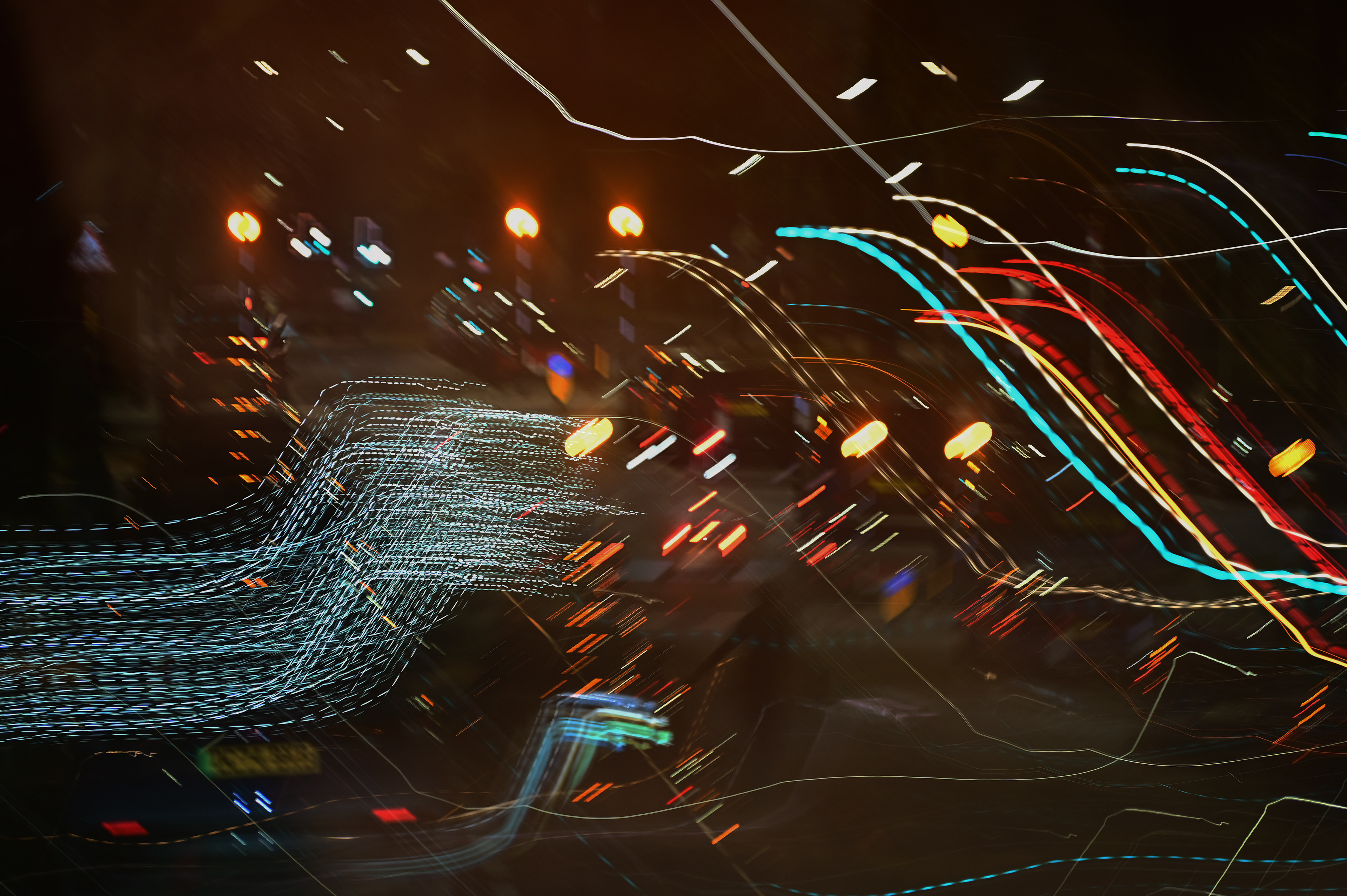 ICM through a windscreen, Leeds