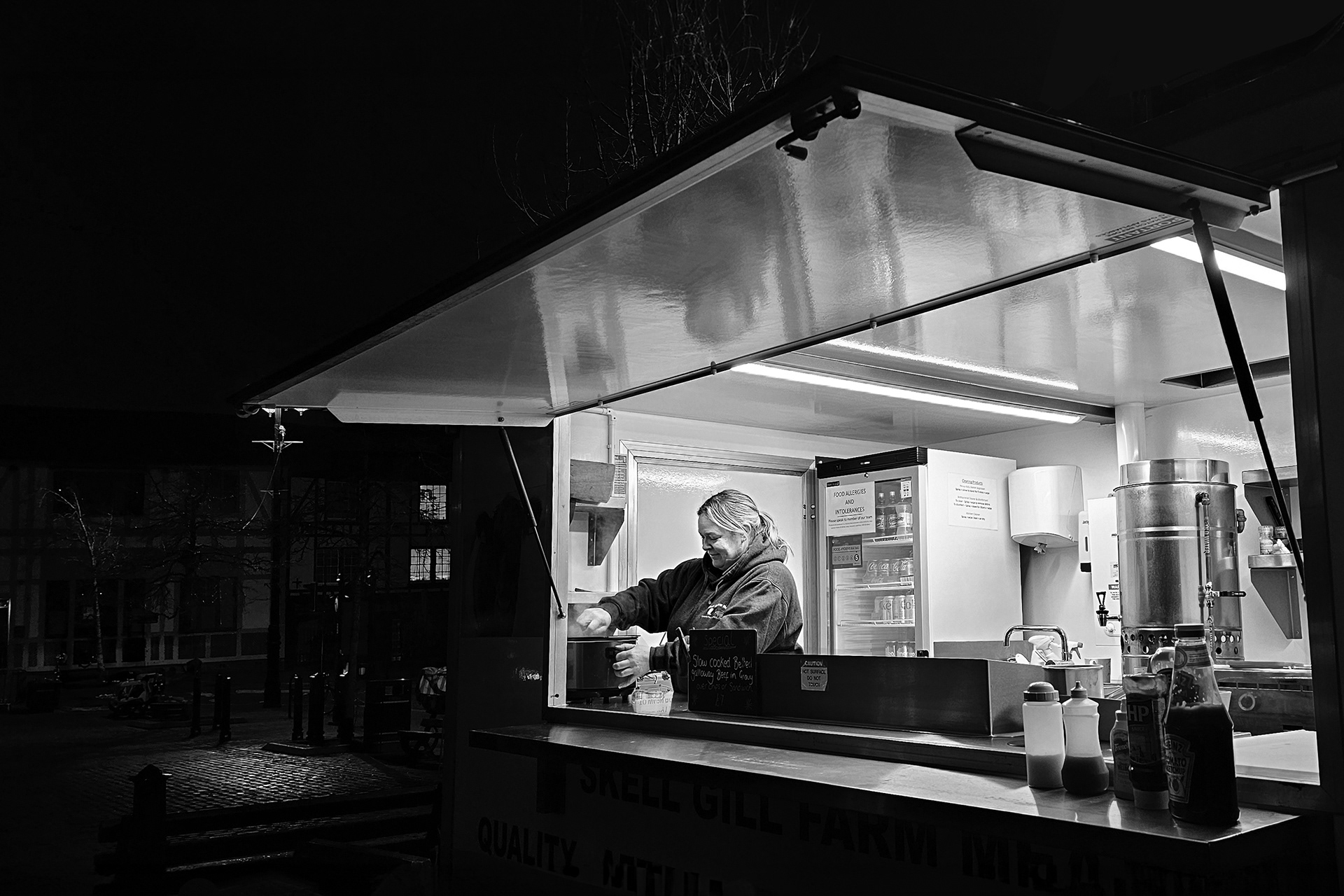 Dawn oasis, Ripon market 