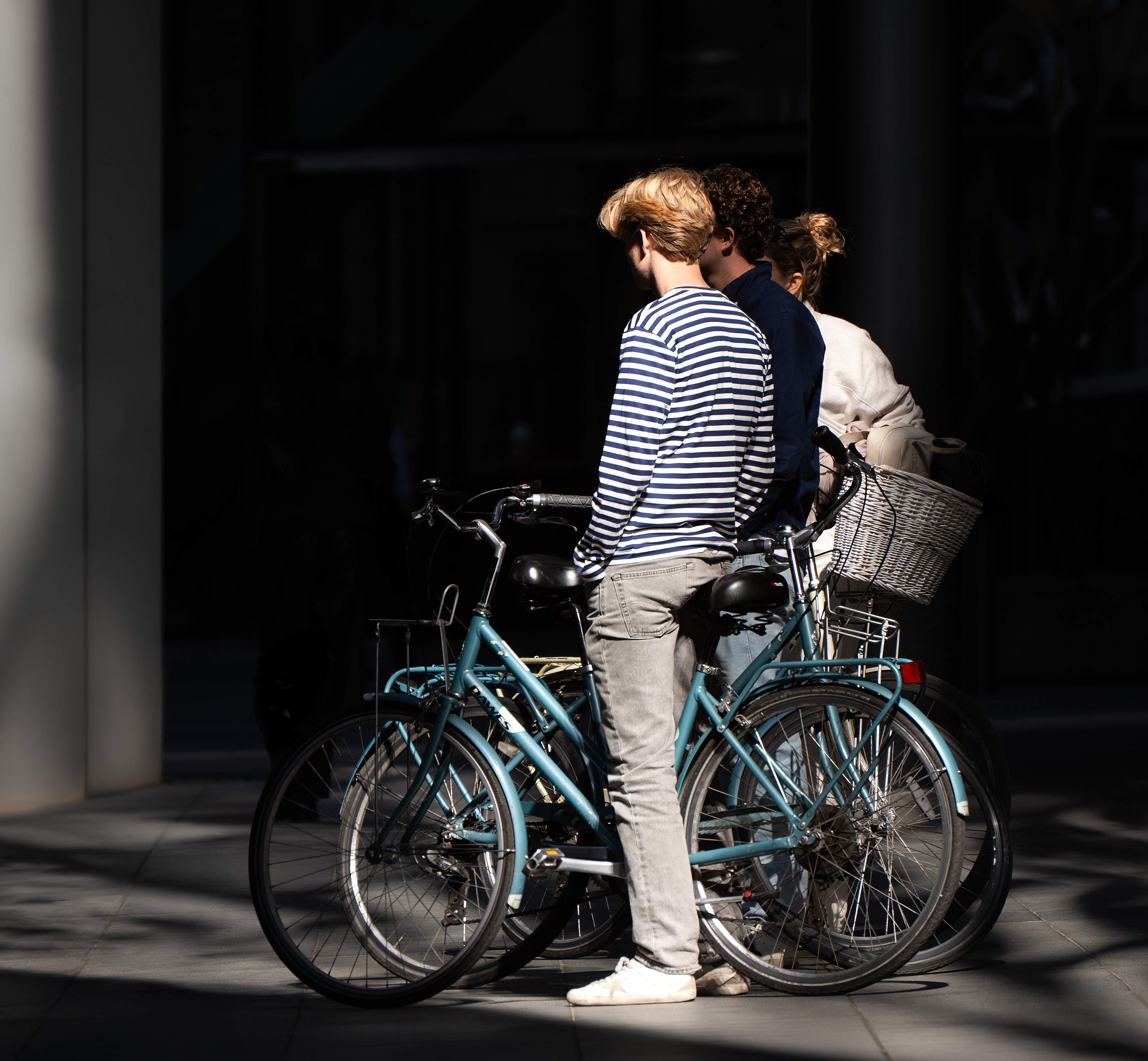 Cyclists, Lime St, City