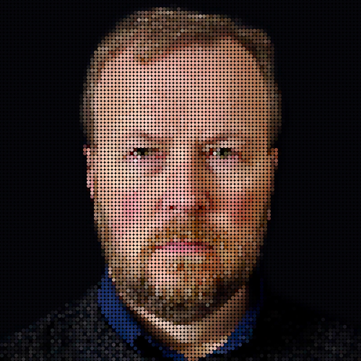 Single-colour dots