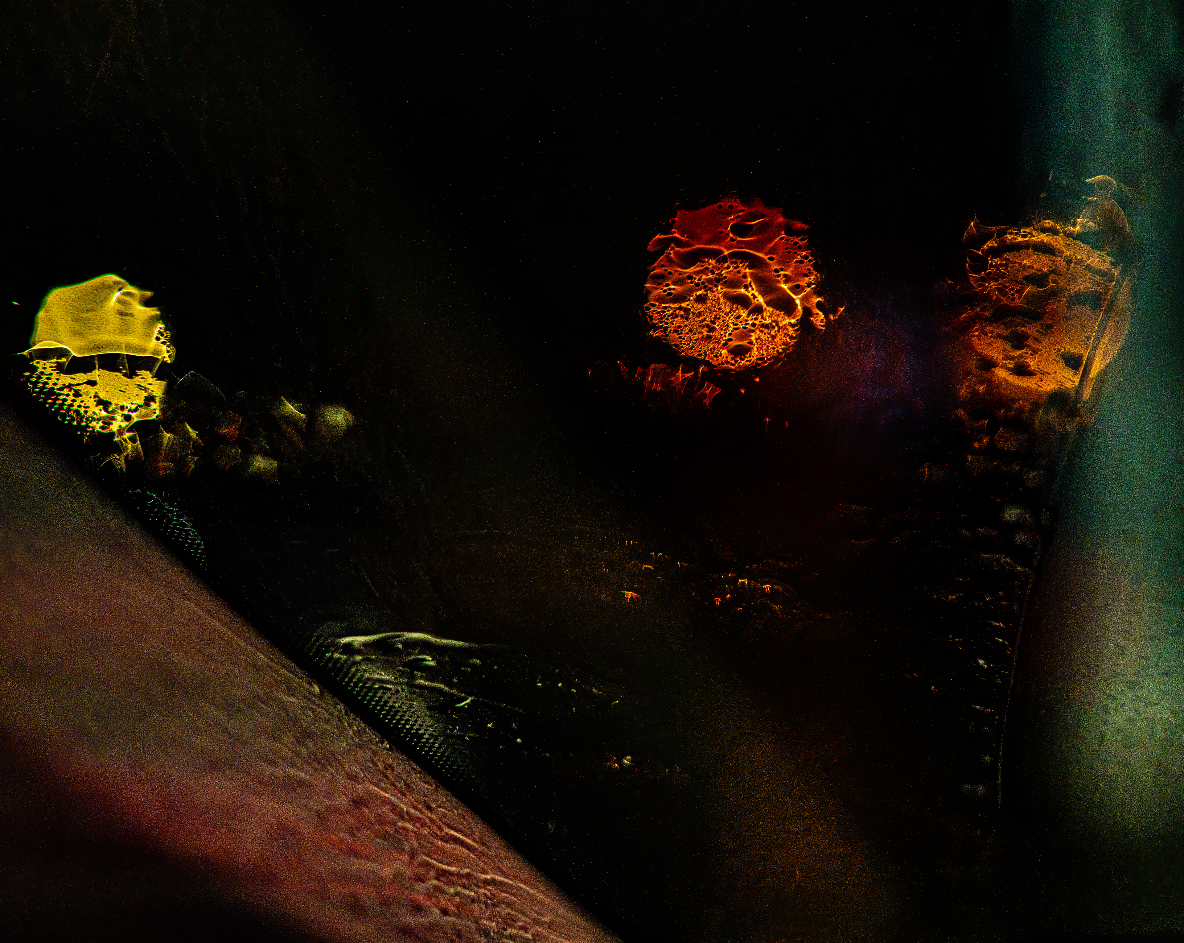 Through a wet windscreen, Leeds, March