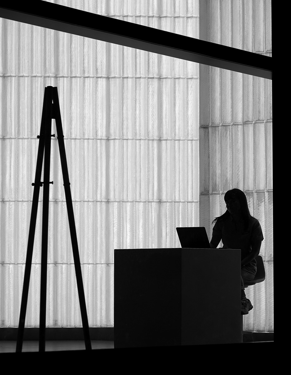 Night receptionist, near Brick Lane