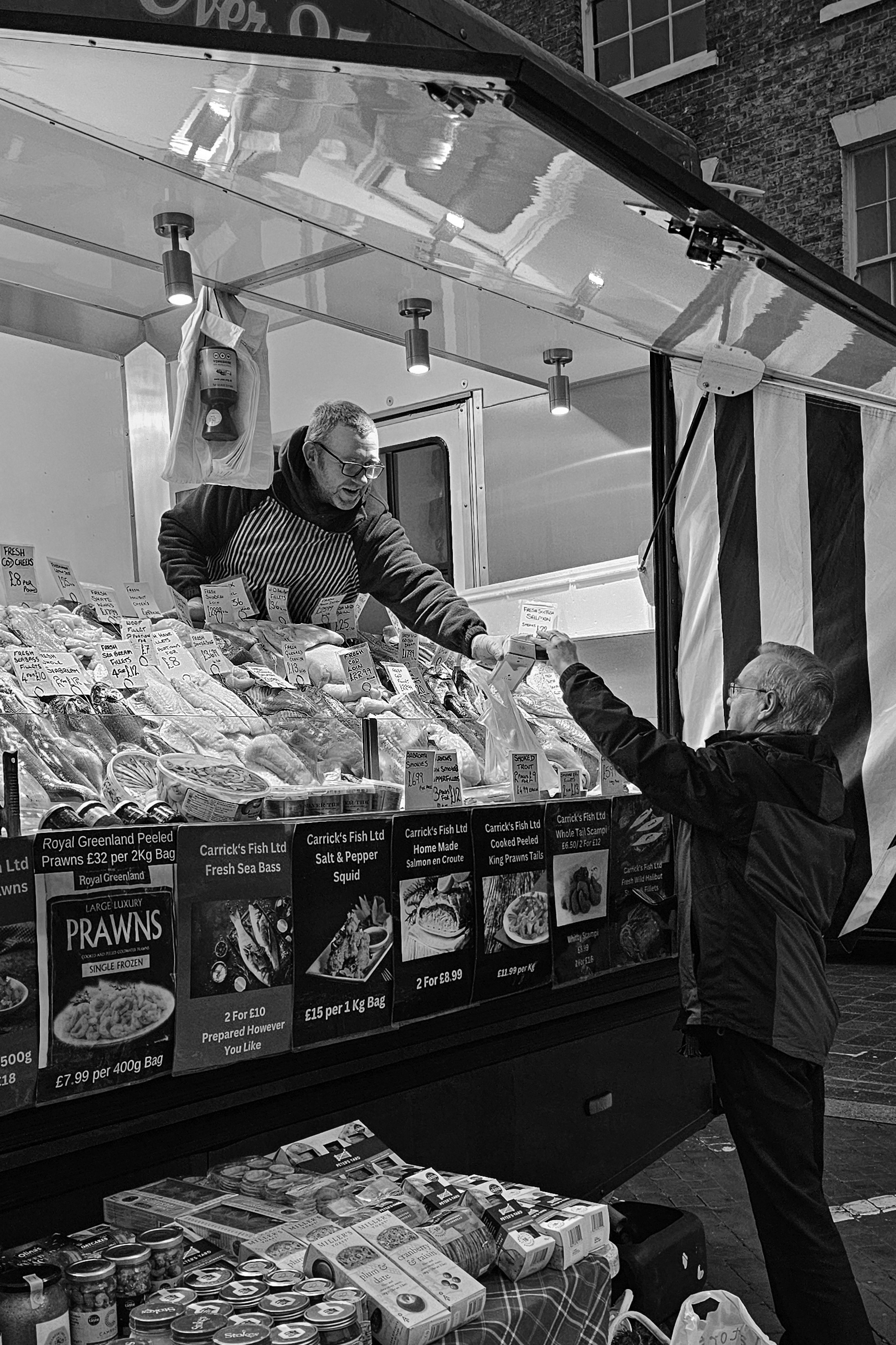 Carricks fish stall, Ripon Market