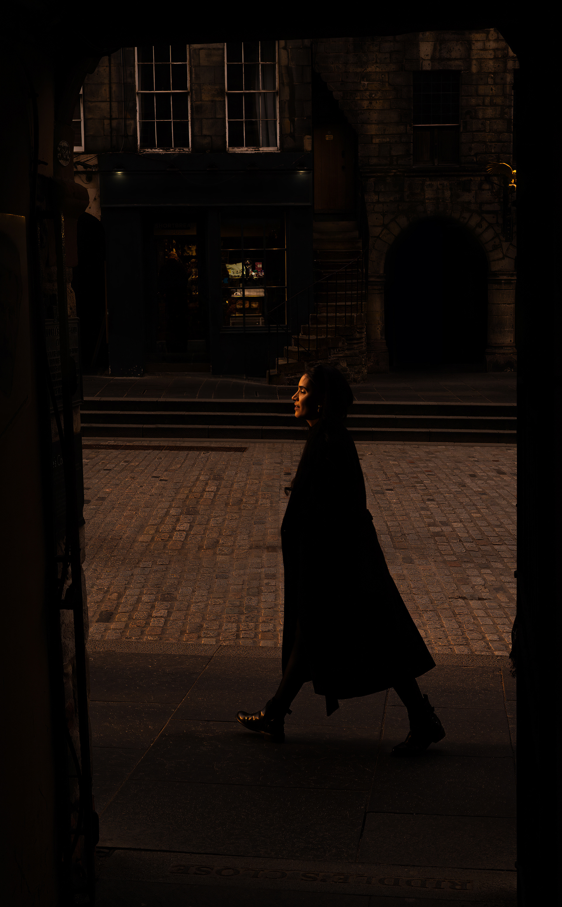 Walking into the light, Royal Mile