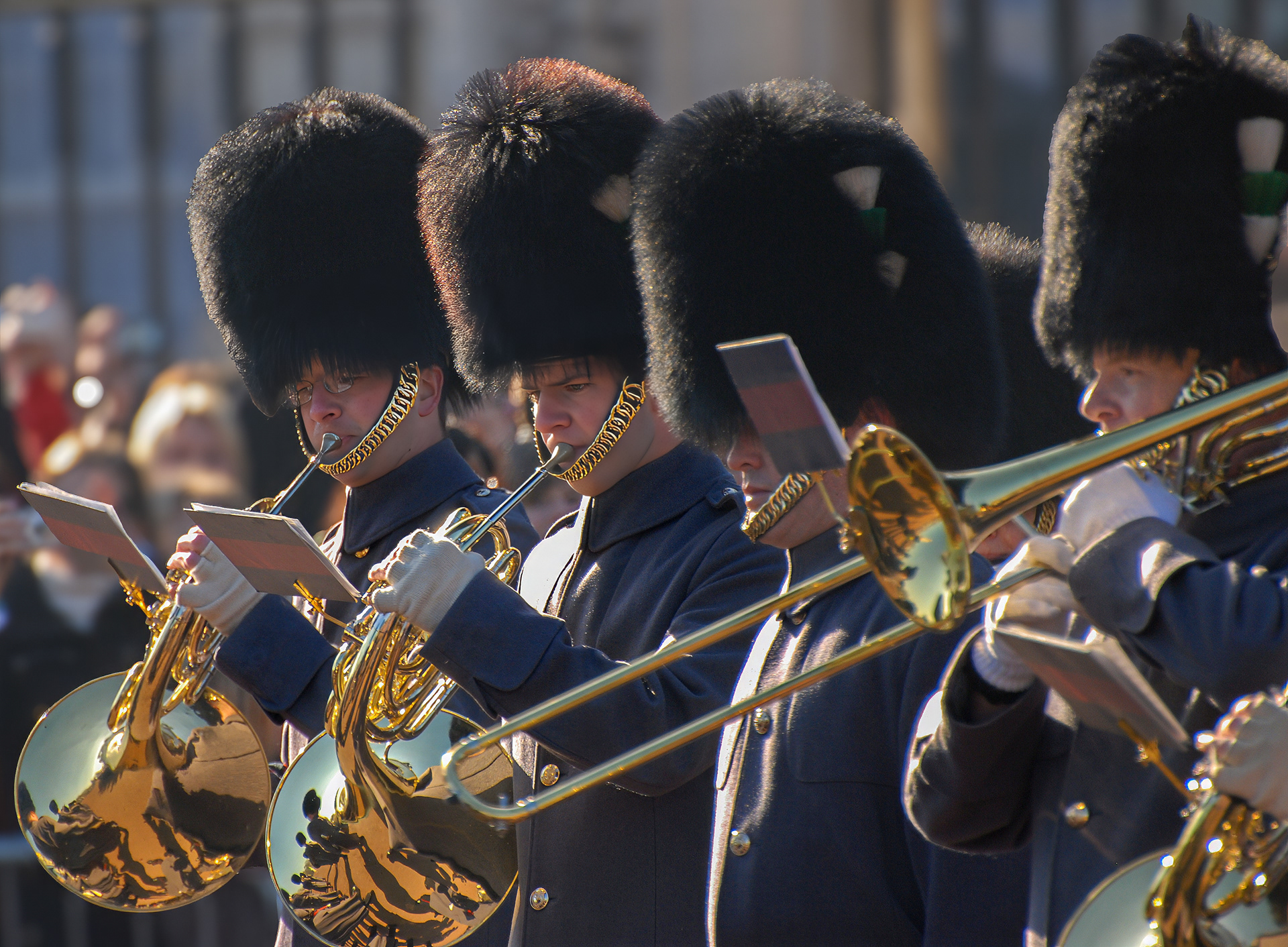 Marching band, Buckingham Palace
