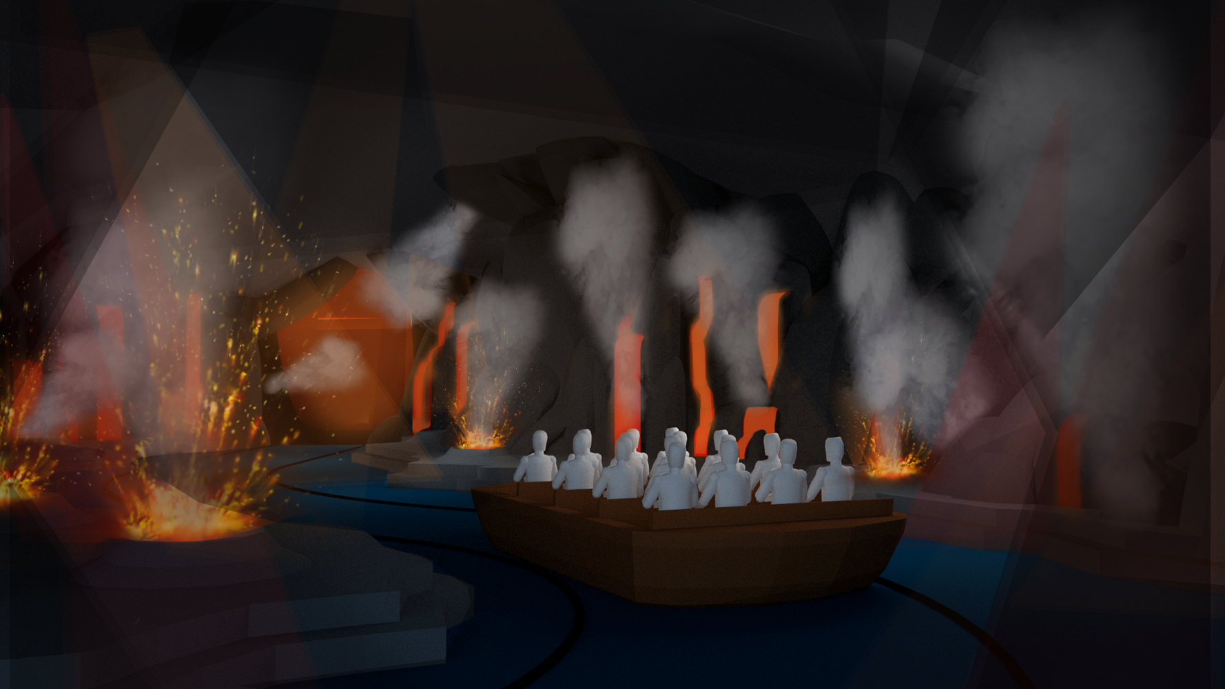 Lavafall Scene