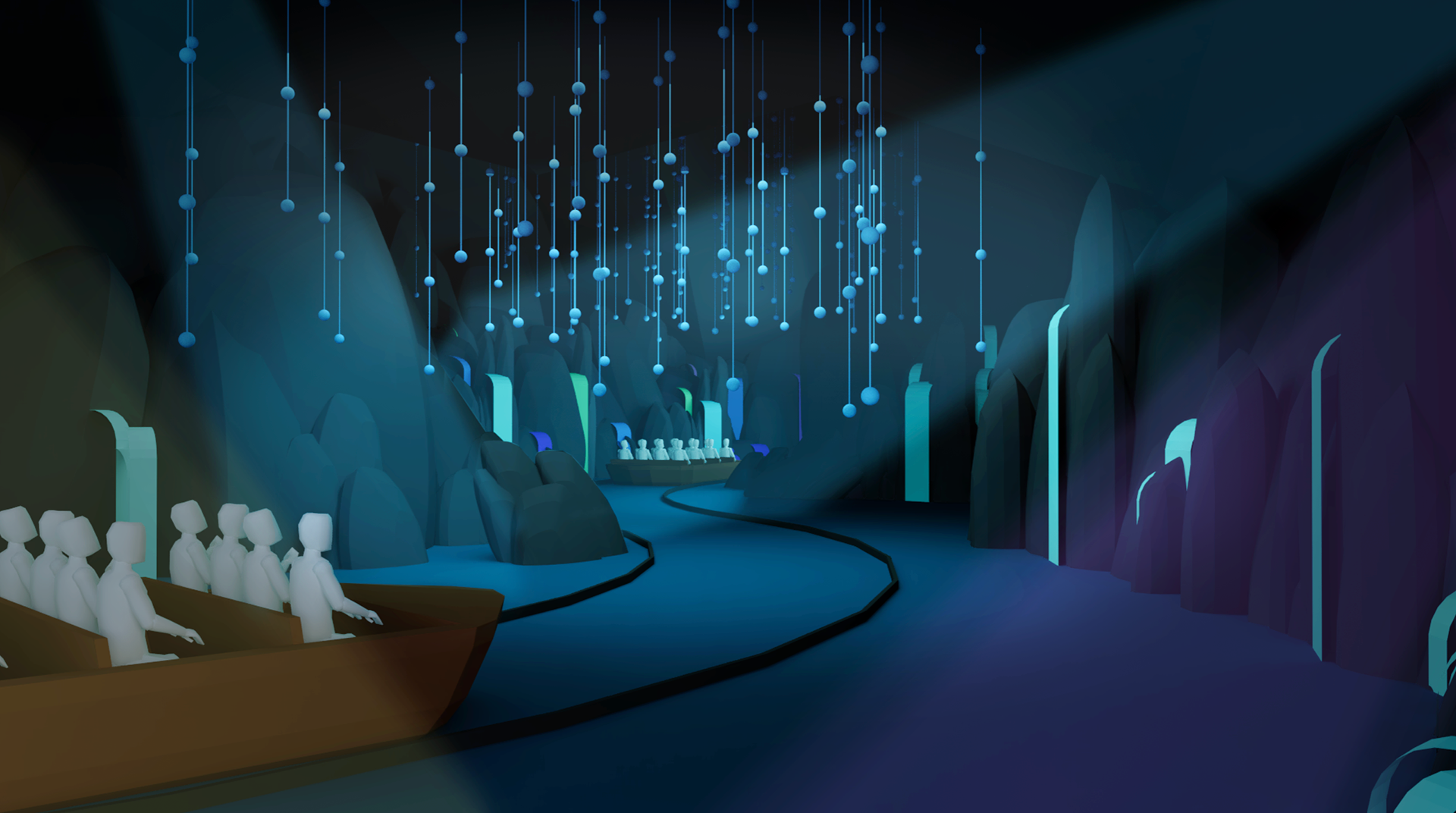 Glowing Grotto Scene