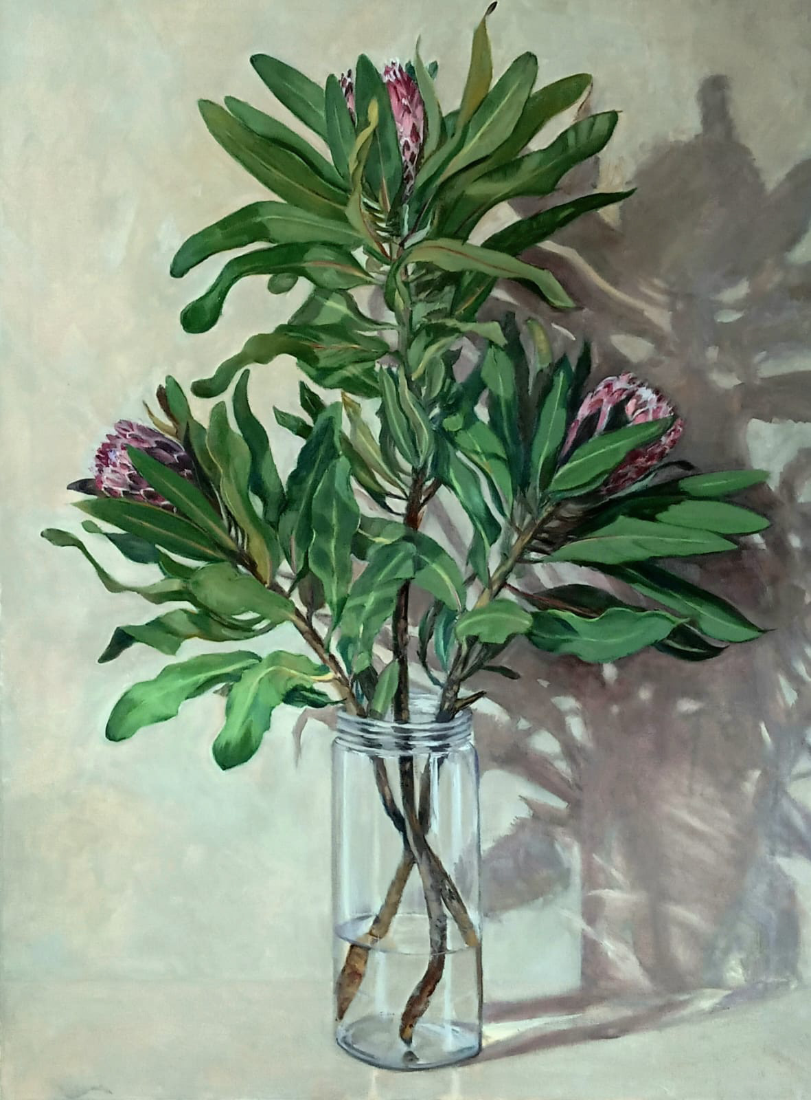 Spring poteas, oil on canvas, June 2026
