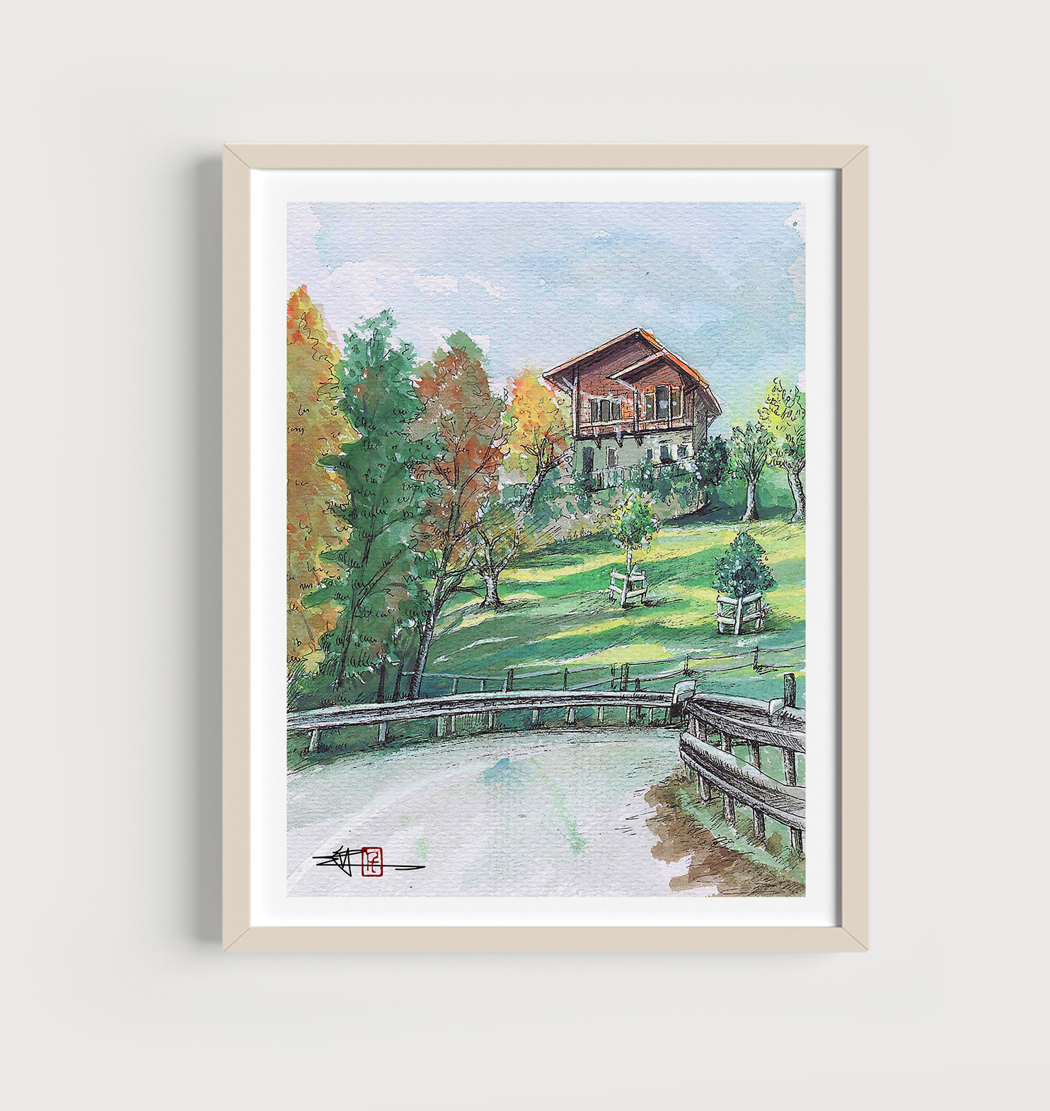 Cette œuvre est conservée dans la collection en Suisse