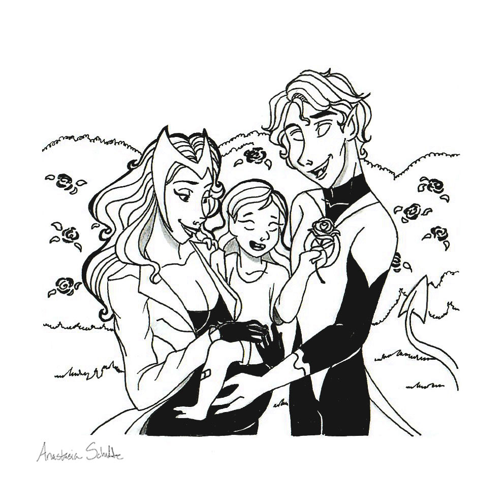 Scarlet Witch & Nightcrawler #2 - Ink, 2021